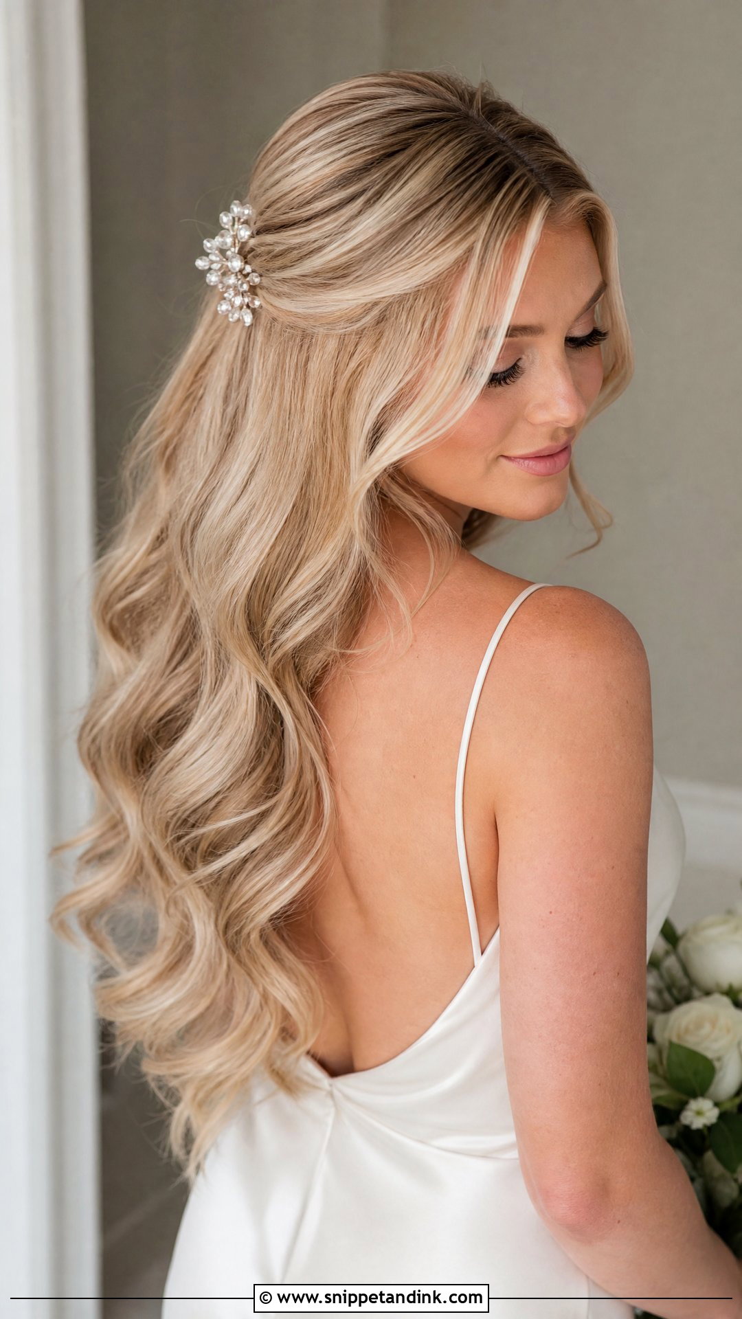 Bridal Hair With Extensions For Soft Waves - Snippet and Ink - 15 Bridal Hair with Extensions