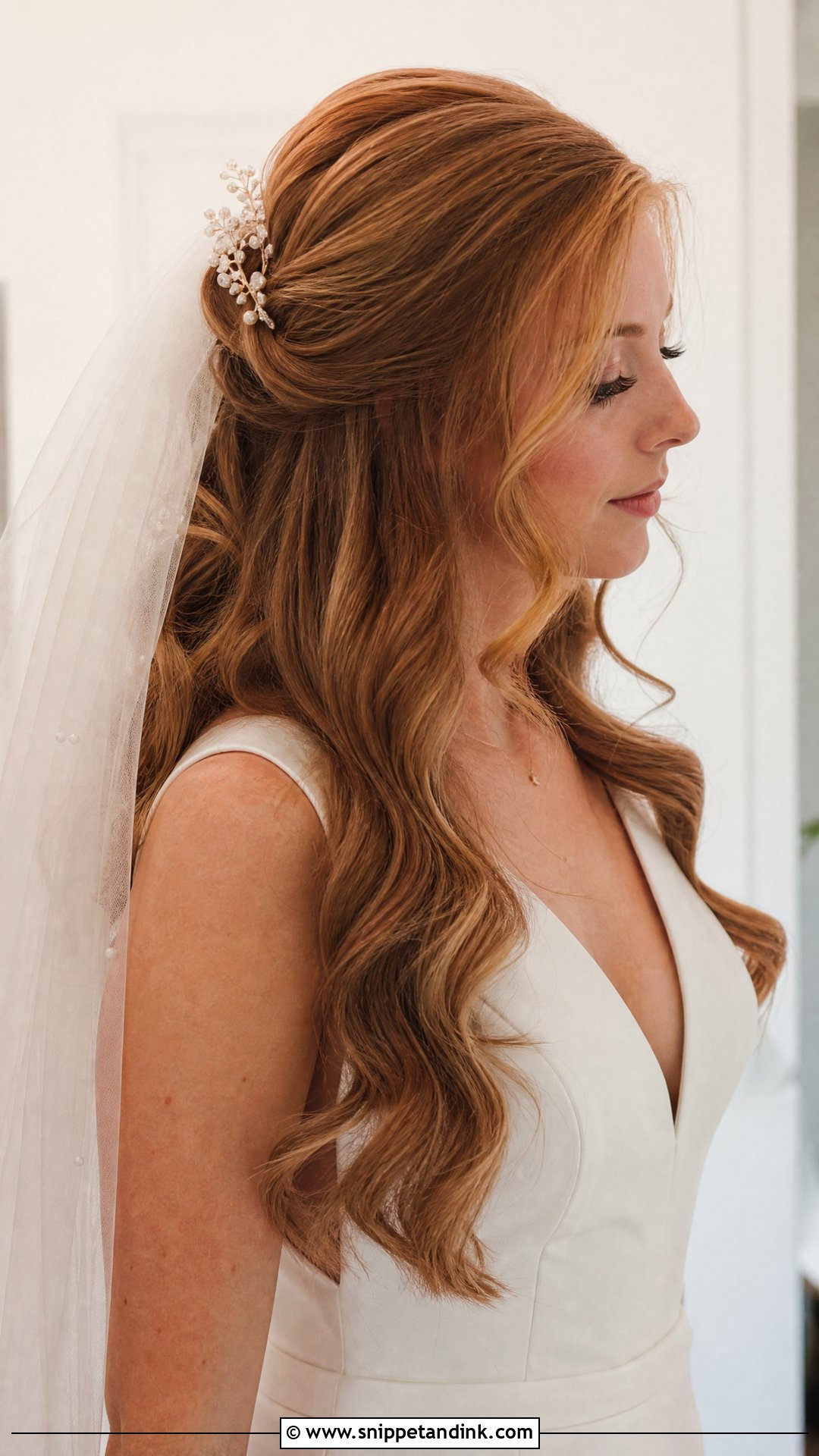 Bridal Hair With Extensions Veil Hairstyle - Snippet and Ink - 15 Bridal Hair with Extensions