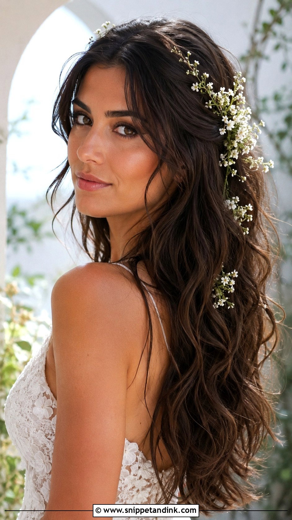 Bridal Hair With Flowers - Snippet and Ink - 20 Bridal Hair 2024 Ideas