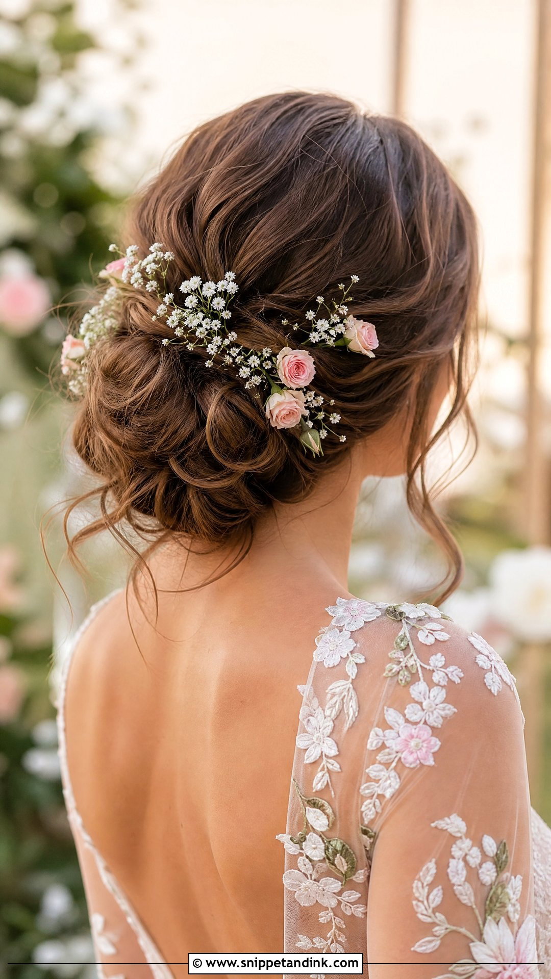 Bridal Hair With Flowers - Snippet and Ink - 20 Soft Bridal Hair Ideas