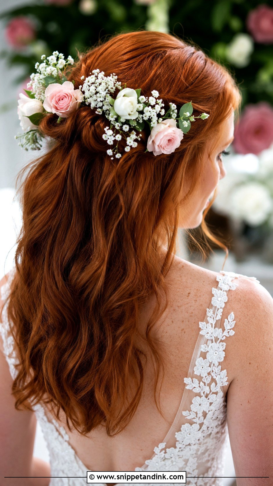 Bridal Hair With Flowers - Snippet and Ink - 25 Modern Bridal Hair Ideas