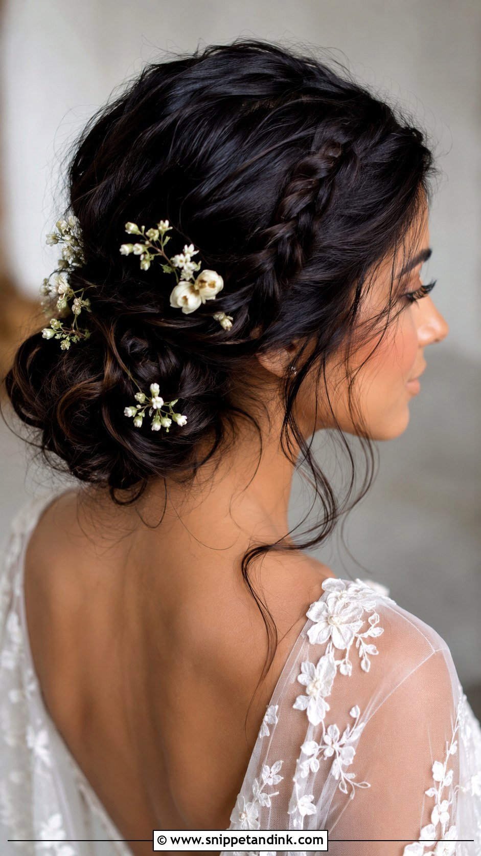 Bridal Hair With Flowers - Snippet and Ink - 15 Romantic Bridal Hairstyles