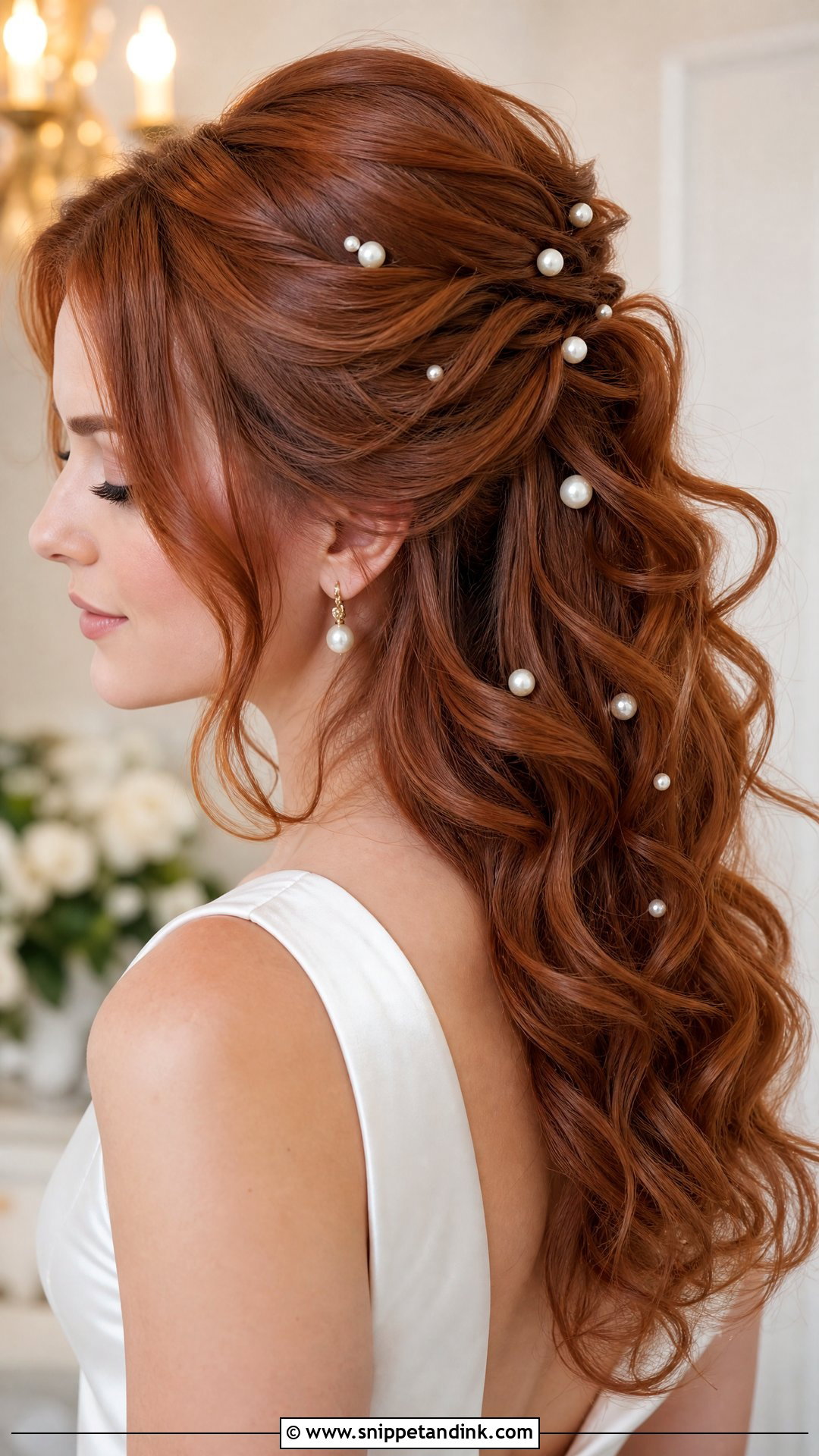 Bridal Hair With Pearls - Snippet and Ink - 15 Cute Bridal Hairstyles