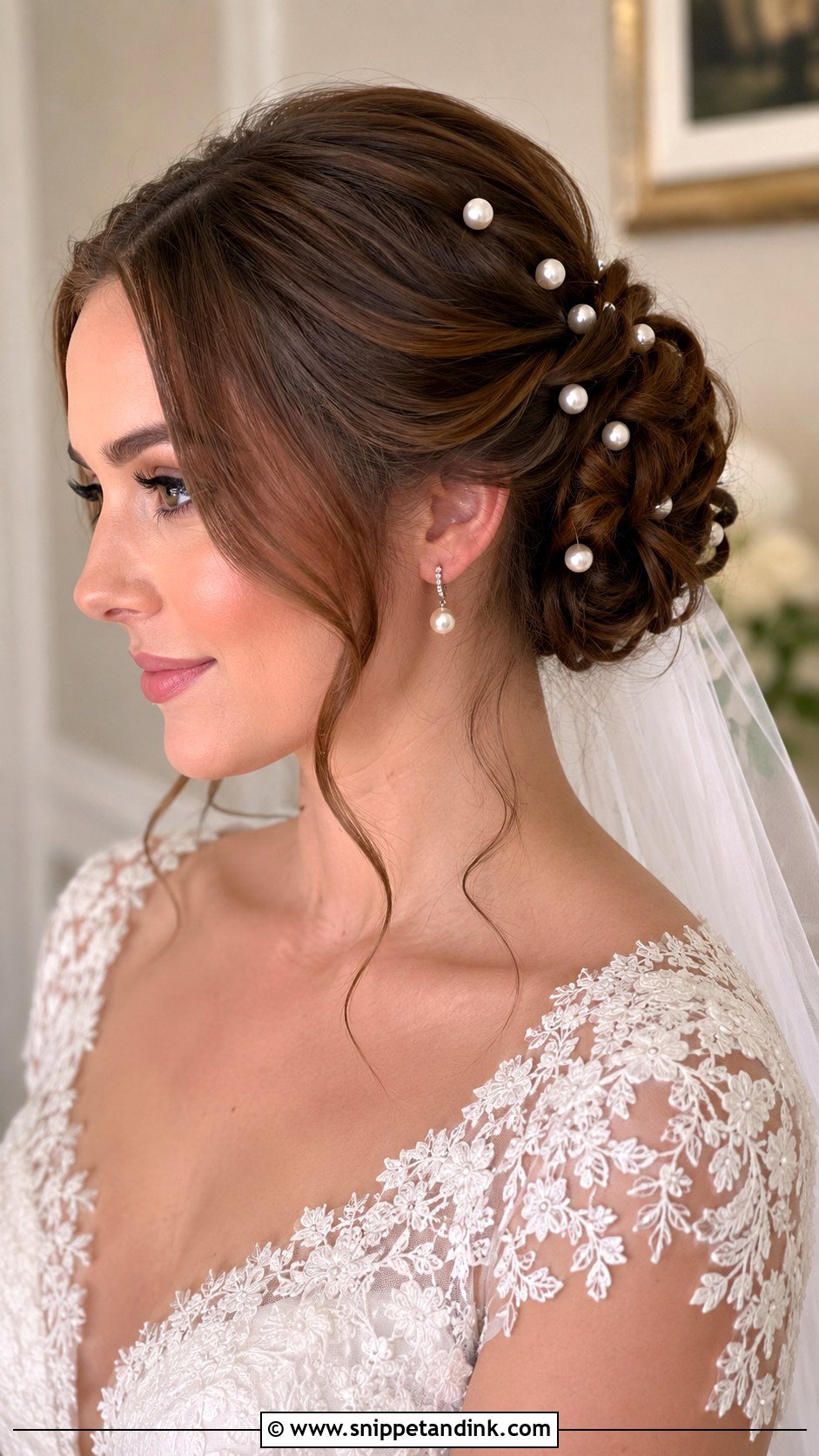 Bridal Hair With Pearls - Snippet and Ink - 20 Bridal Hair 2024 Ideas