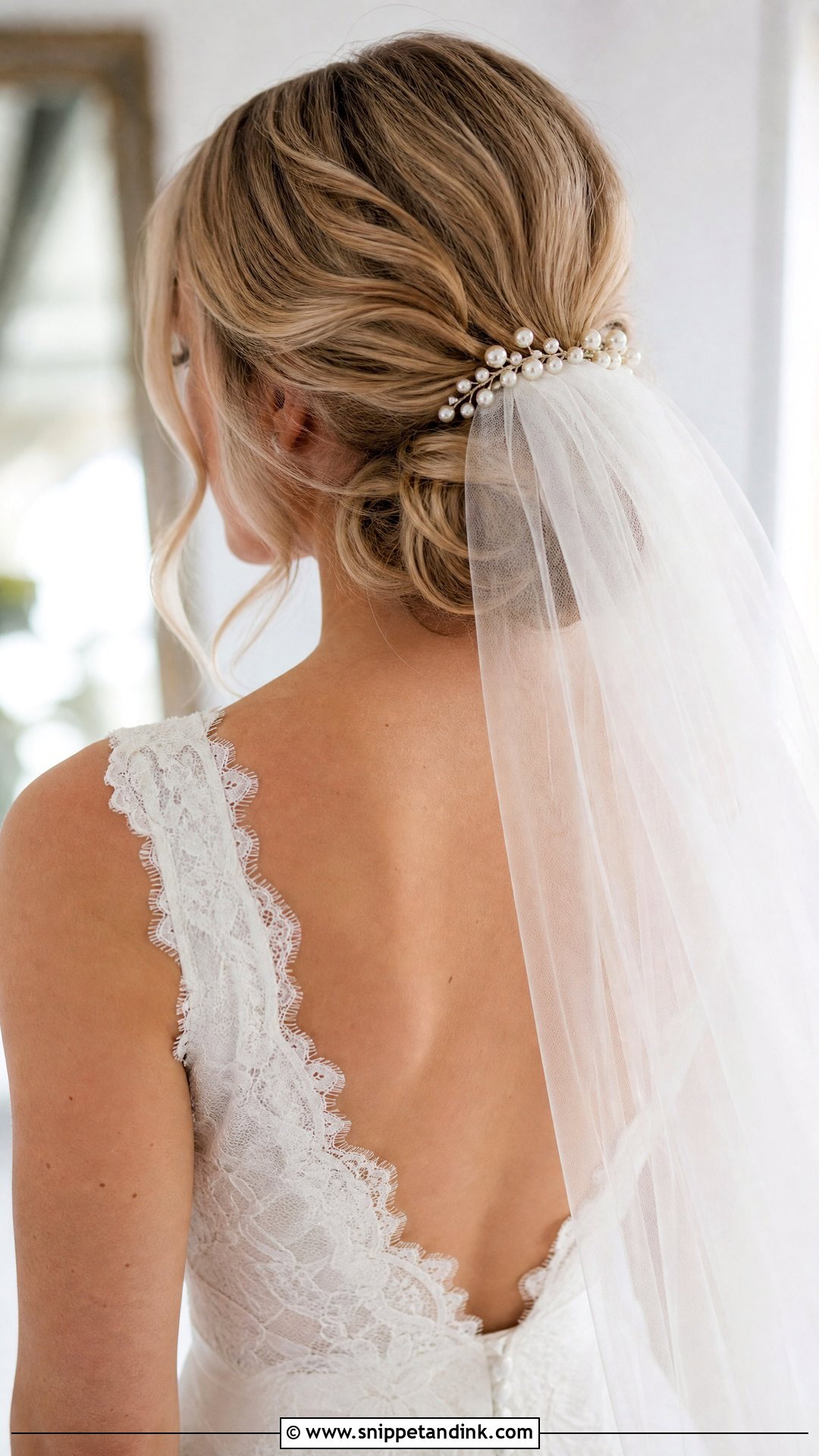 Bridal Hair With Veil - Snippet and Ink - 15 Cute Bridal Hairstyles