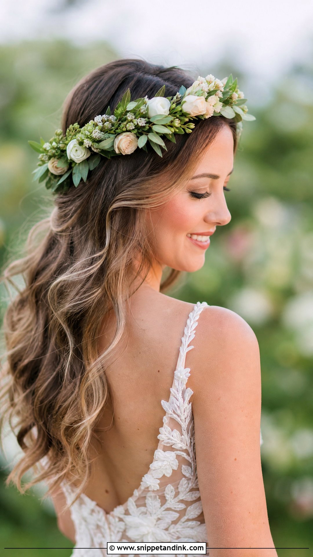 Bridal Hair Wreath - Snippet and Ink - 30 Hair Accessories for Wedding