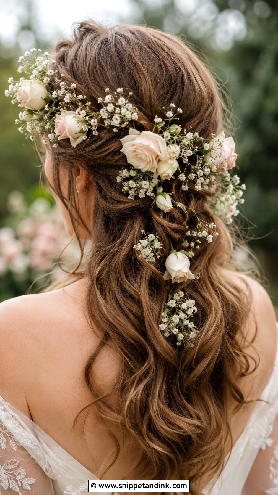 Bridal Hair with Flowers - Snippet and Ink - 30 Wedding Hair Styles