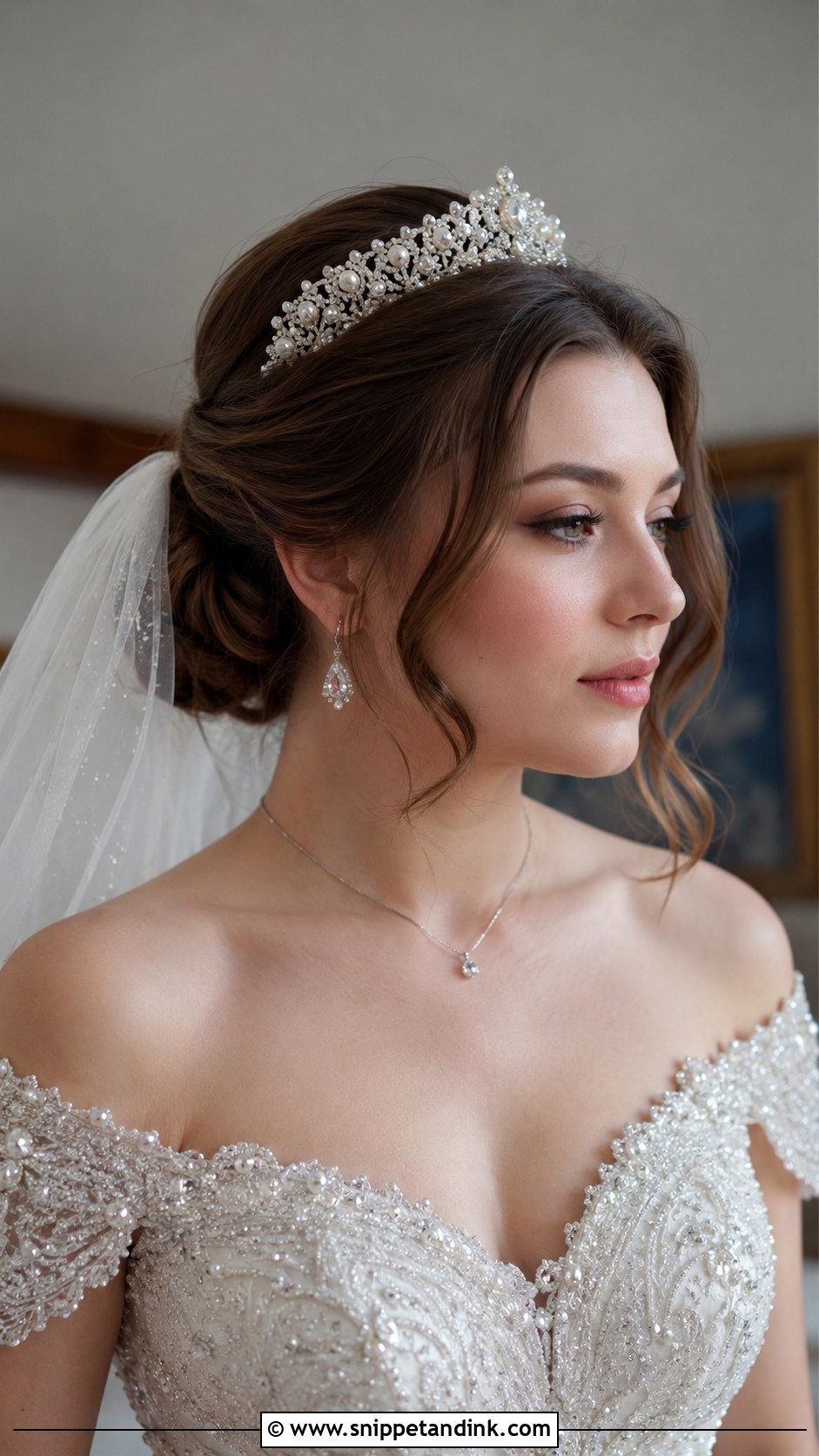 Bridal Hairstyle With Tiara - Snippet and Ink - 25 Chic Wedding Hair Ideas