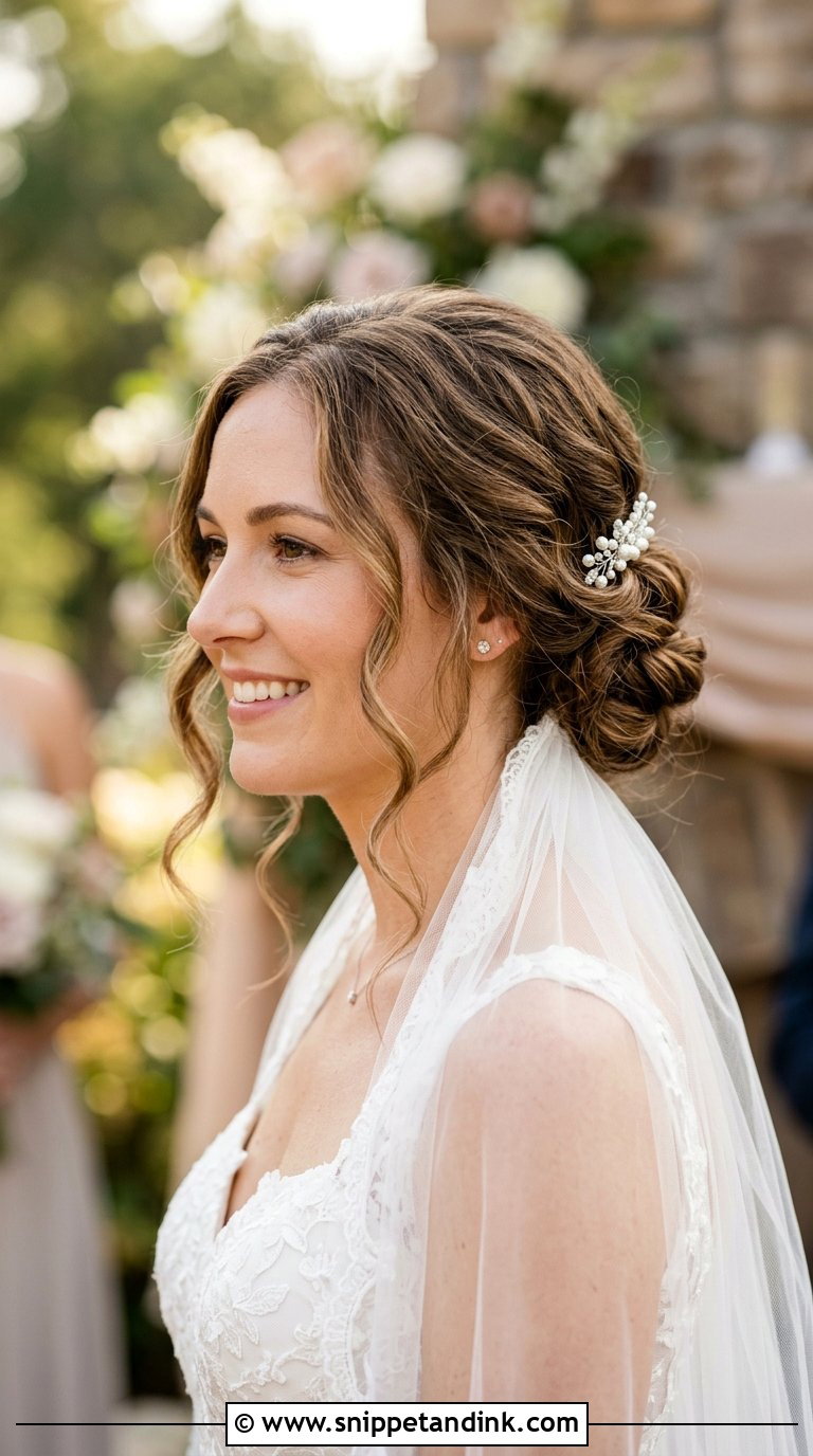 Bridal Hairstyle With Veil - Snippet and Ink - 20 Bride Hairdo Ideas