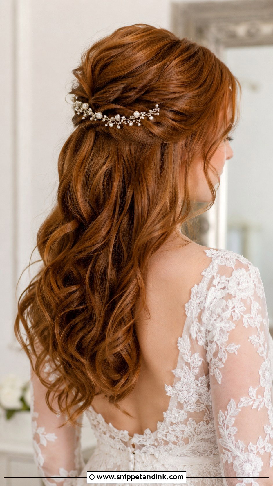 Bridal Half Up Half Down - Snippet and Ink - 20 Hairstyles for a Bride