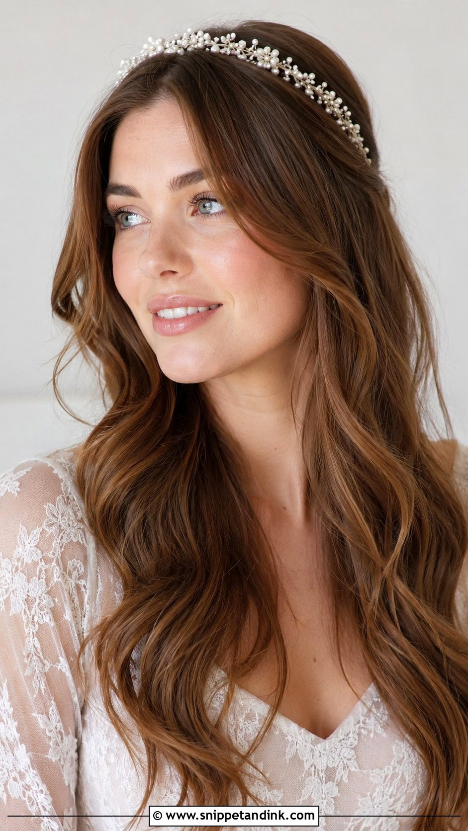 Bridal Halo Hair Extensions - Snippet and Ink - 20 Bridal Hair Extensions