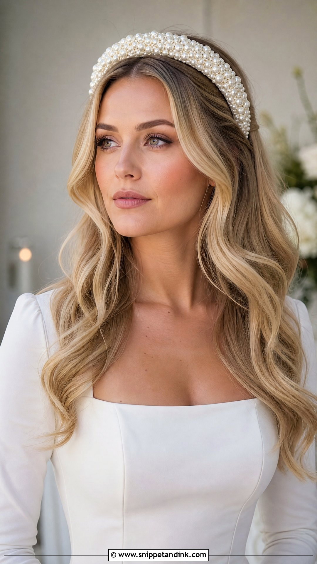 Bridal Headband Loose Waves - Snippet and Ink - 15 Hair Accessories for Women Wedding Ideas