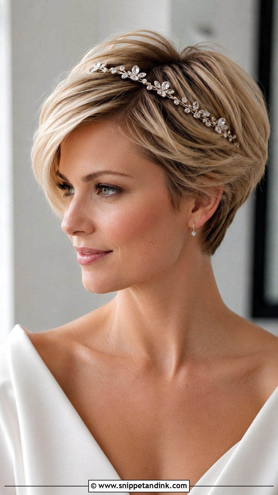 Bridal Headband Short Hair - Snippet and Ink - 20 Bridal Headband Hairstyles
