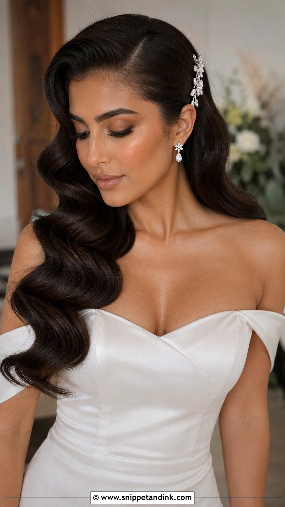 Bridal Hollywood Waves - Snippet and Ink - 20 Chic Bridal Hair Ideas