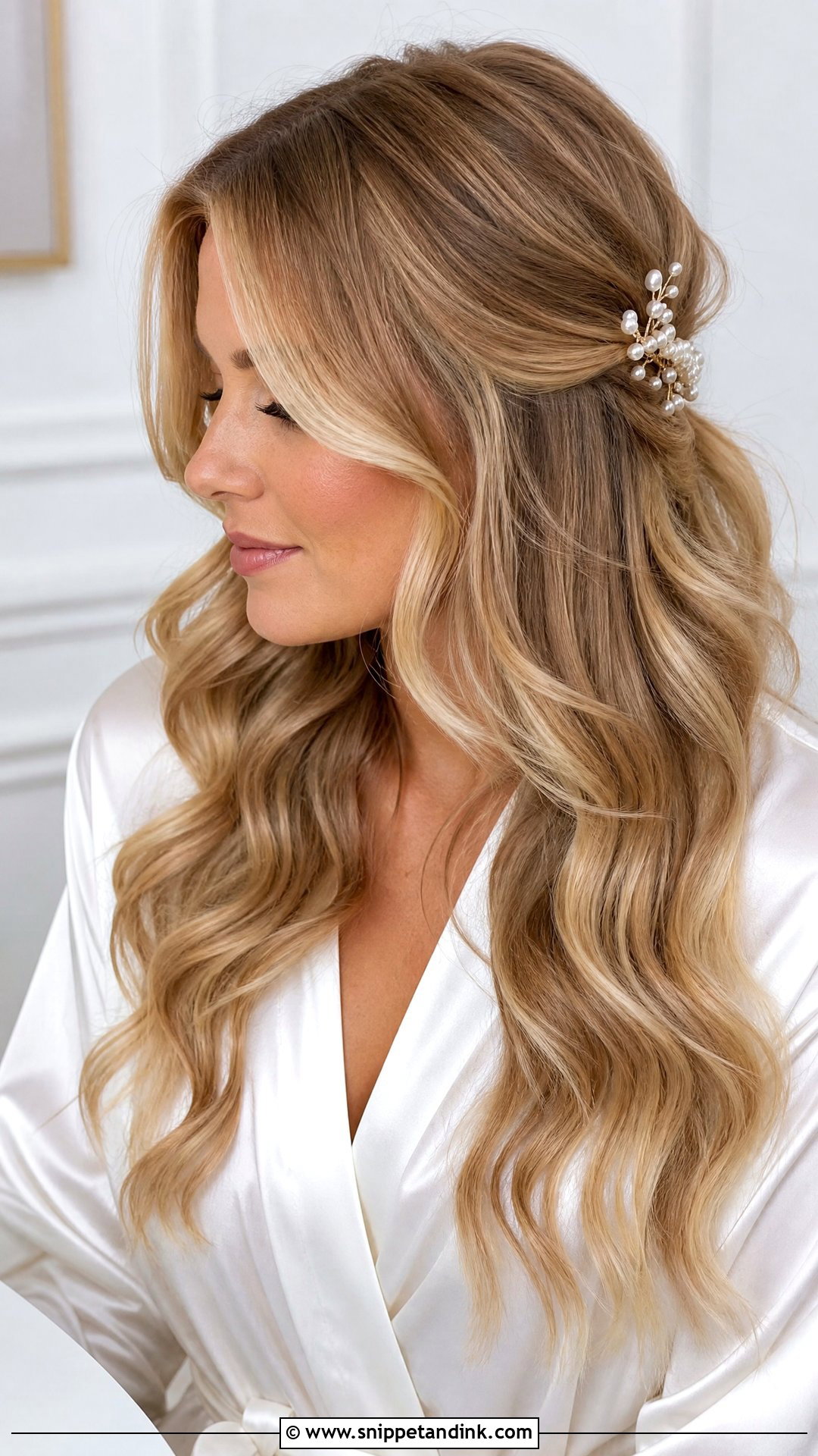 Bridal Honey Blonde Hair Color - Snippet and Ink - 15 Bridal Hair Colour Ideas