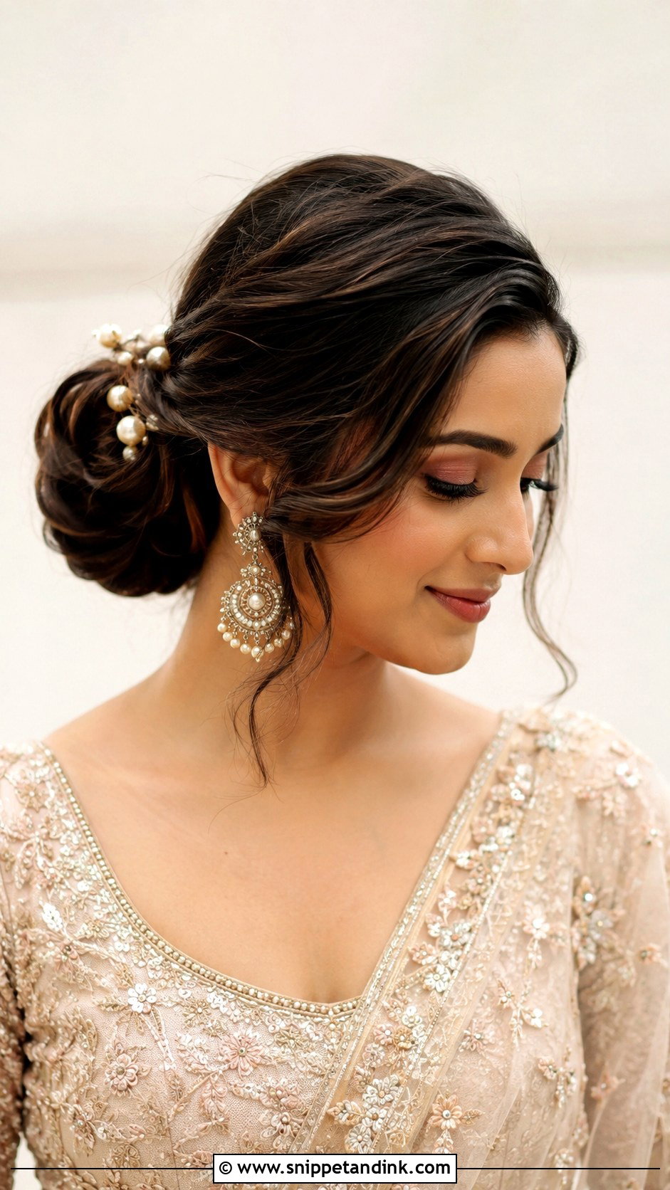 Bridal Jooda For Engagement - Snippet and Ink - 20 Bridal Jooda Hairstyle Ideas