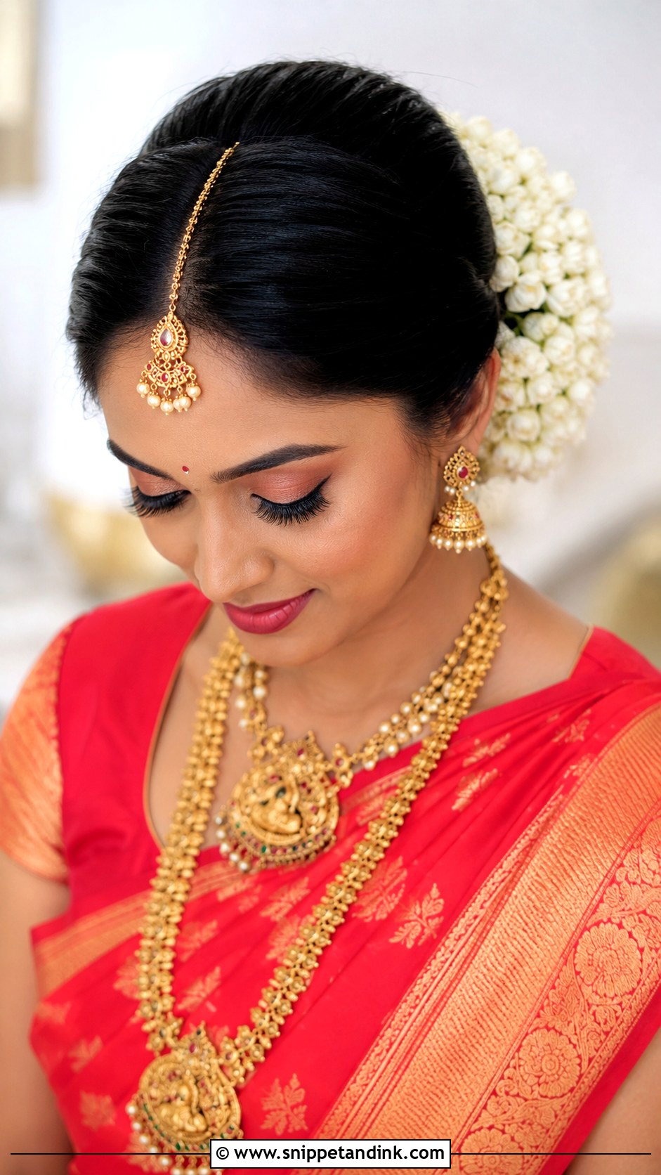 Bridal Jooda With Gajra - Snippet and Ink - 20 Bridal Jooda Hairstyle Ideas