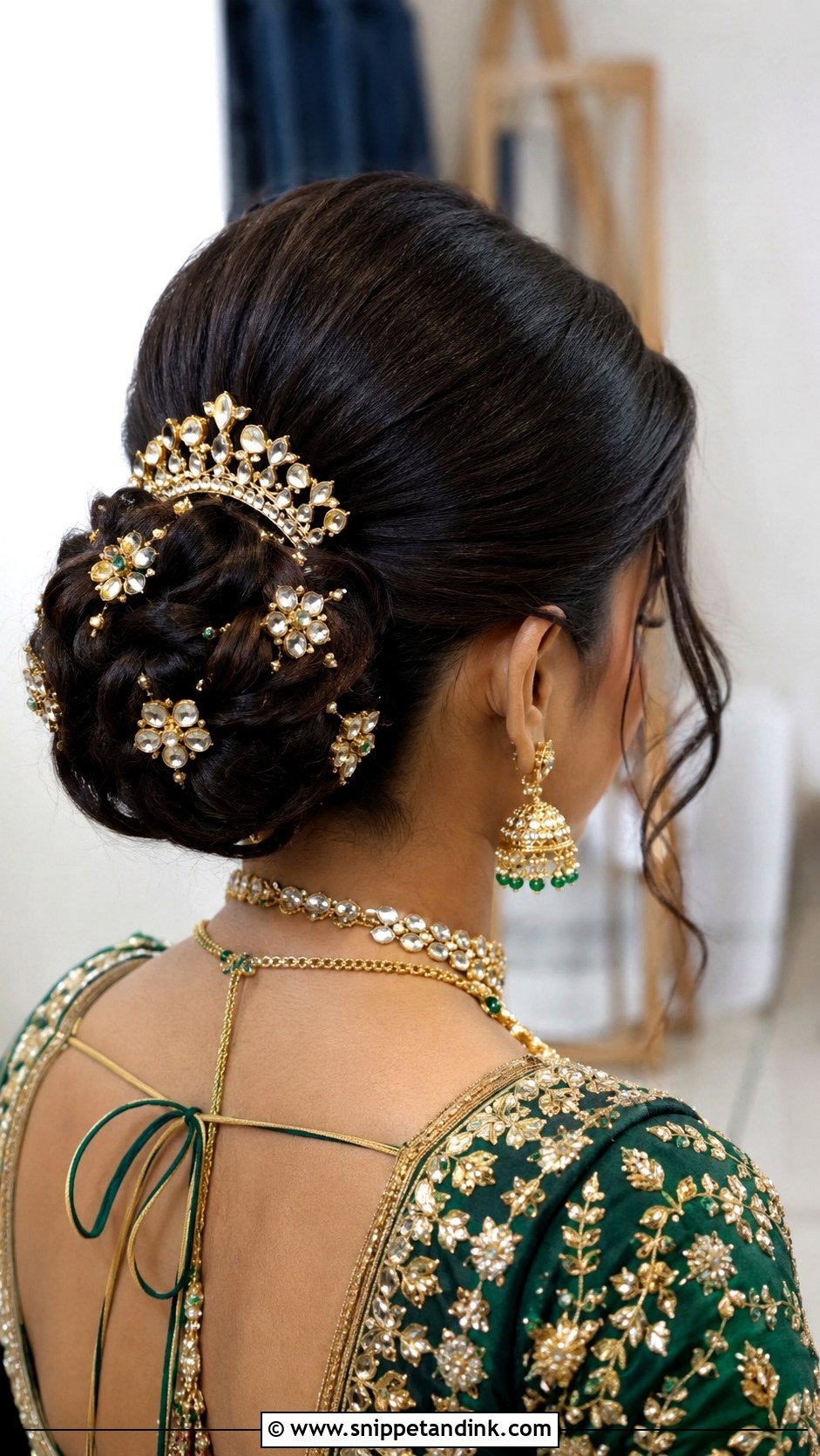 Bridal Jooda With Hair Accessories - Snippet and Ink - 20 Bridal Jooda Hairstyle Ideas