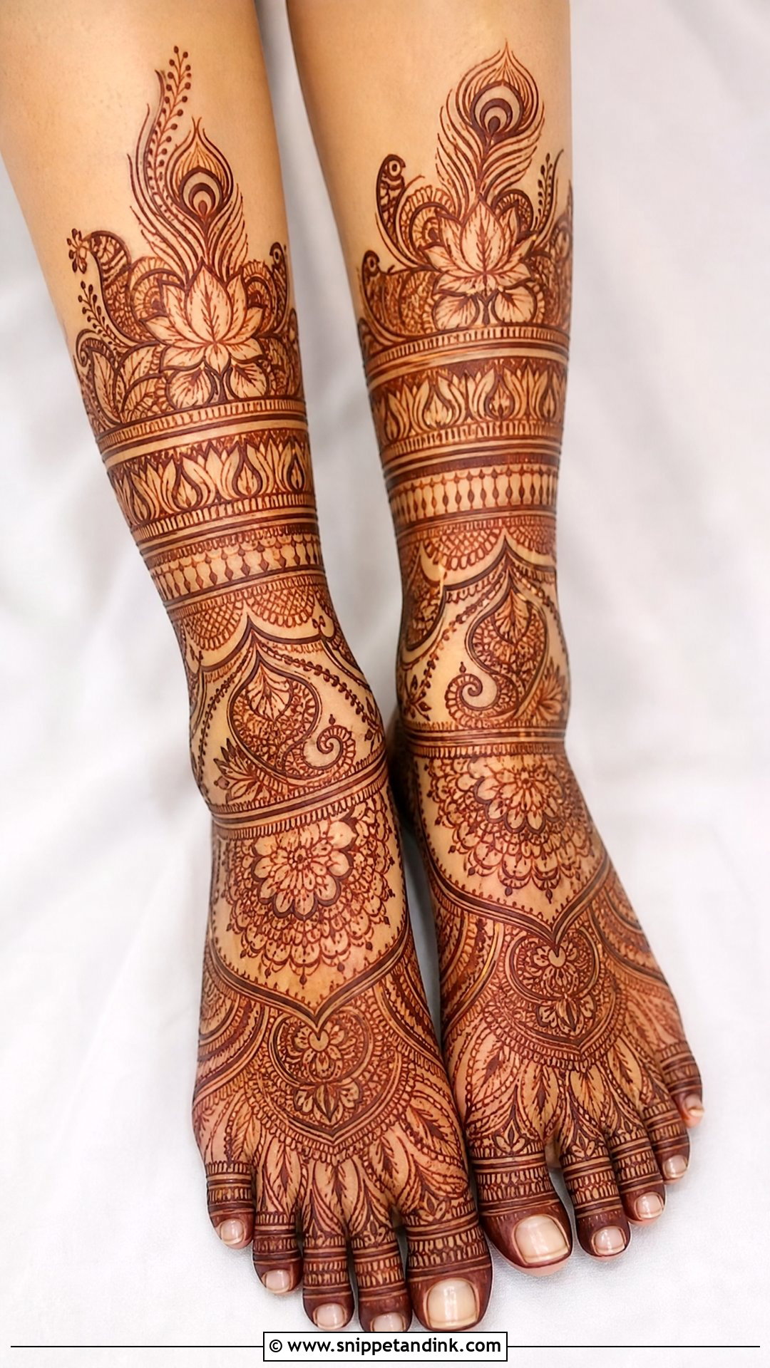 Bridal Leg Mehndi Design - Snippet and Ink - 30 Unique Bridal Mehndi Designs Indian Weddings