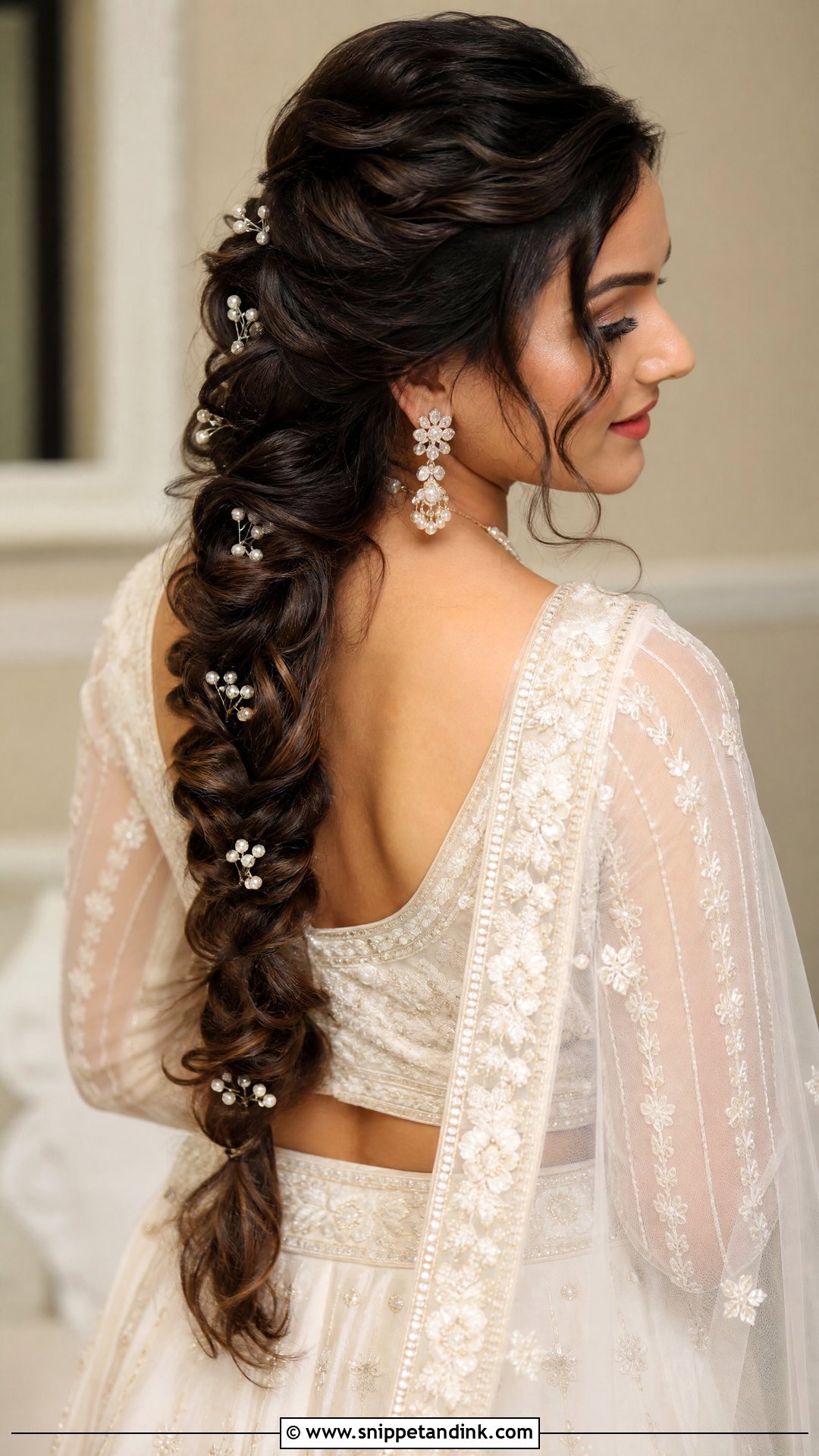 Bridal Long Braid - Snippet and Ink - 15 Bridal Look Hairstyles