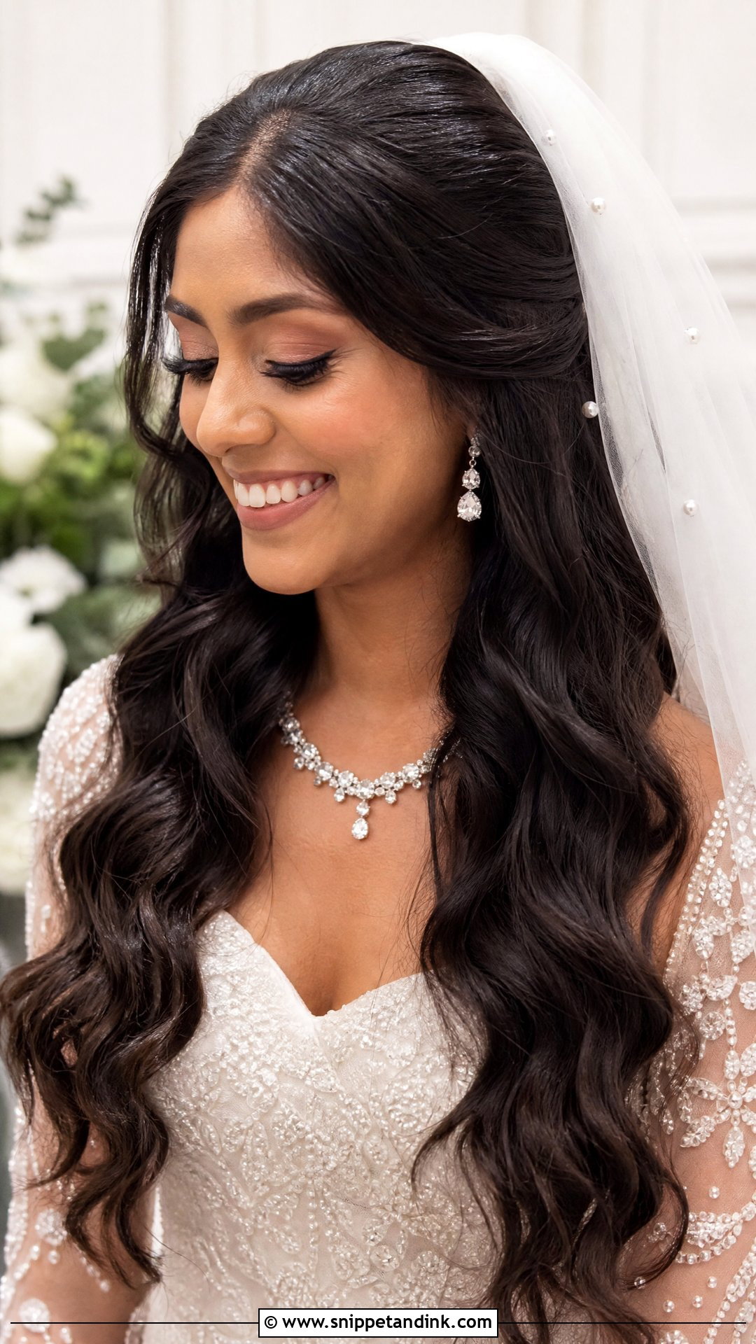 Bridal Long Hair With Veil - Snippet and Ink - 15 Bridal Hairstyles for Long Hair All Down