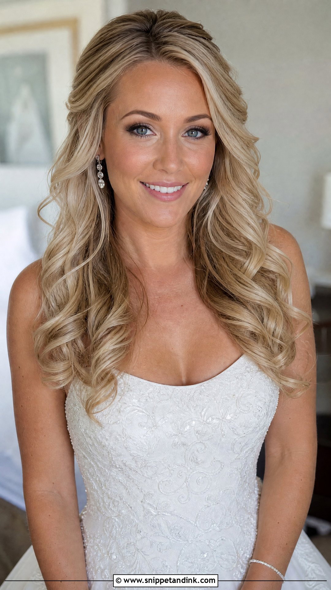 Bridal Loose Curls For Long Hair - Snippet and Ink - 15 Bridal Hairstyles for Long Hair All Down