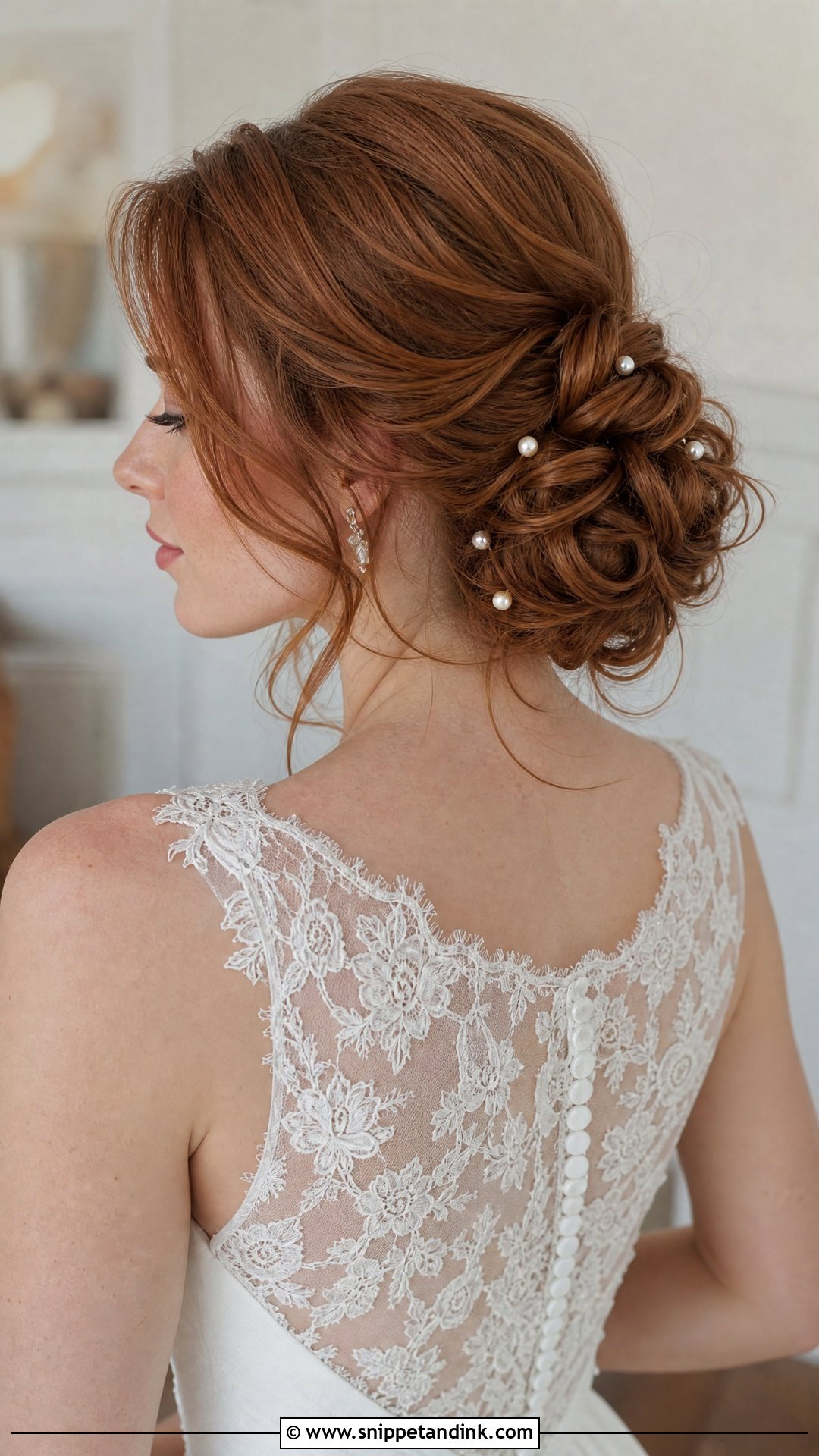 Bridal Loose Low Bun - Snippet and Ink - 15 Ethereal Bridal Hair Ideas