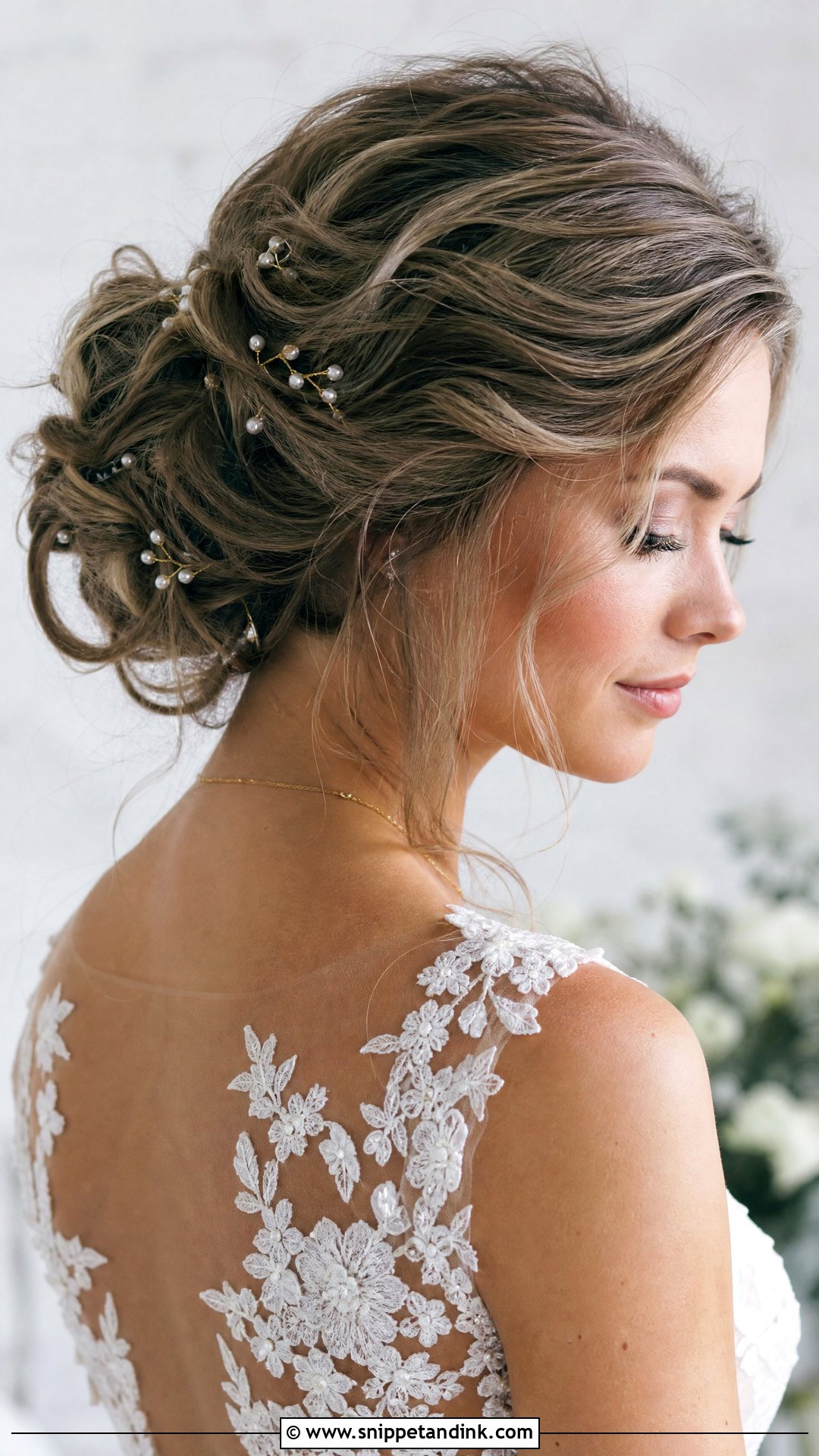 Bridal Loose Updo - Snippet and Ink - 15 Best Bridal Hairstyles
