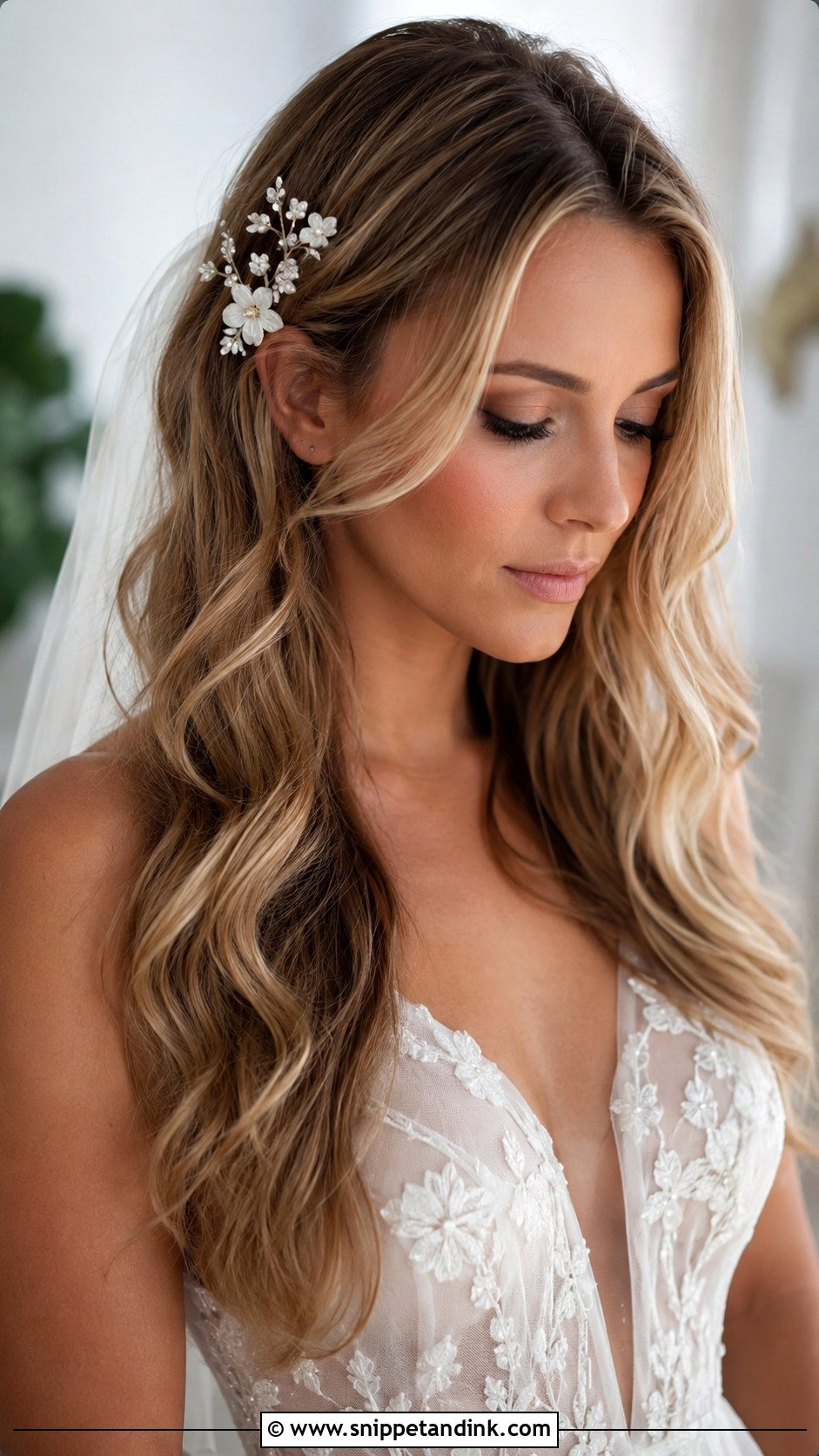 Bridal Loose Waves - Snippet and Ink - 20 Bridal Wedding Hairstyle Ideas