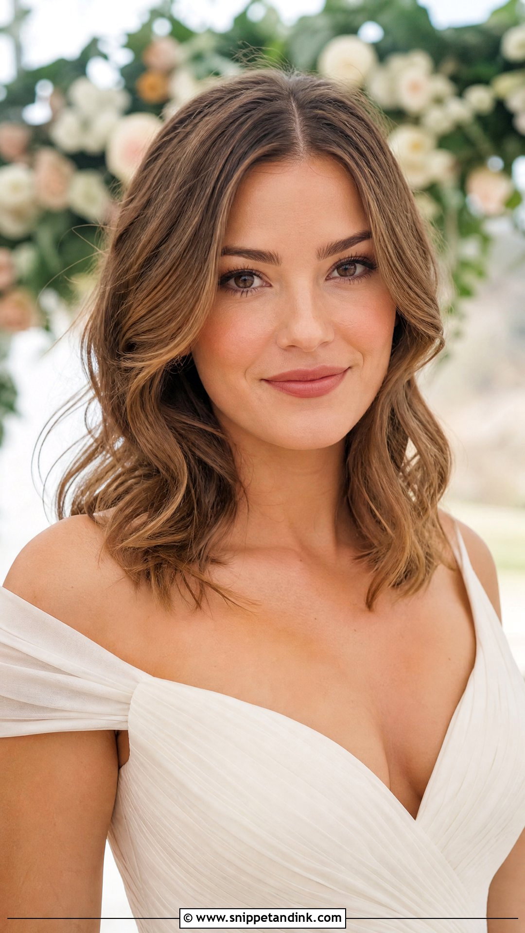 Bridal Loose Waves For Medium Hair - Snippet and Ink - 15 Bridal Hairstyles for Medium Hair