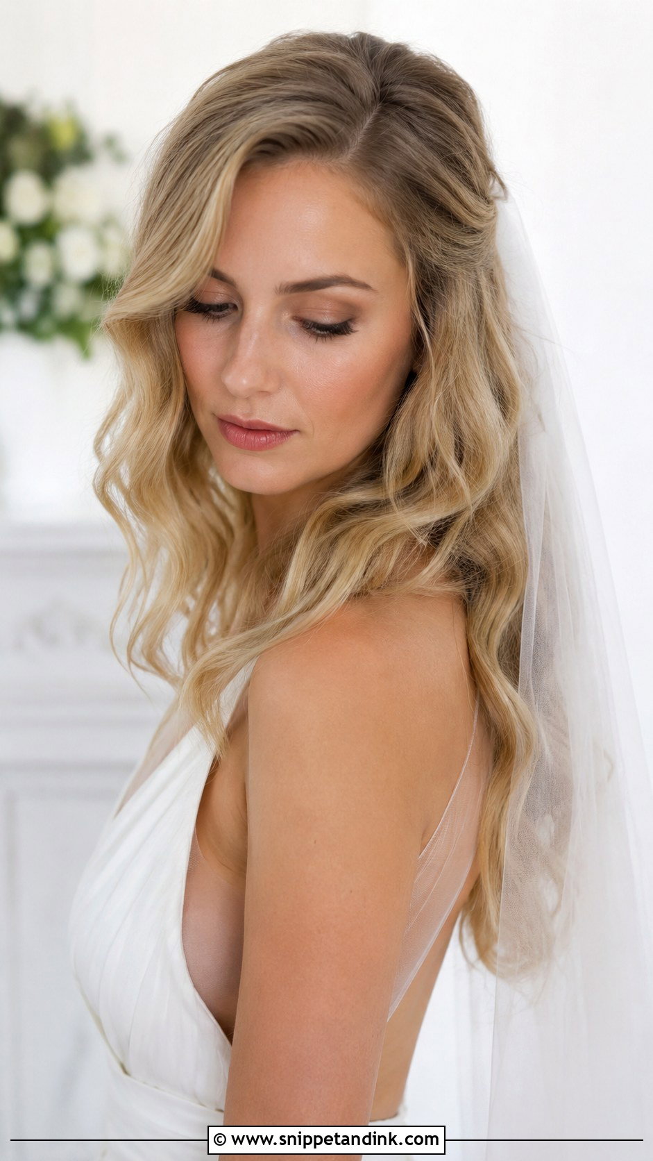 Bridal Loose Waves For Round Face - Snippet and Ink - 20 Bridal Hair Styles for Round Face