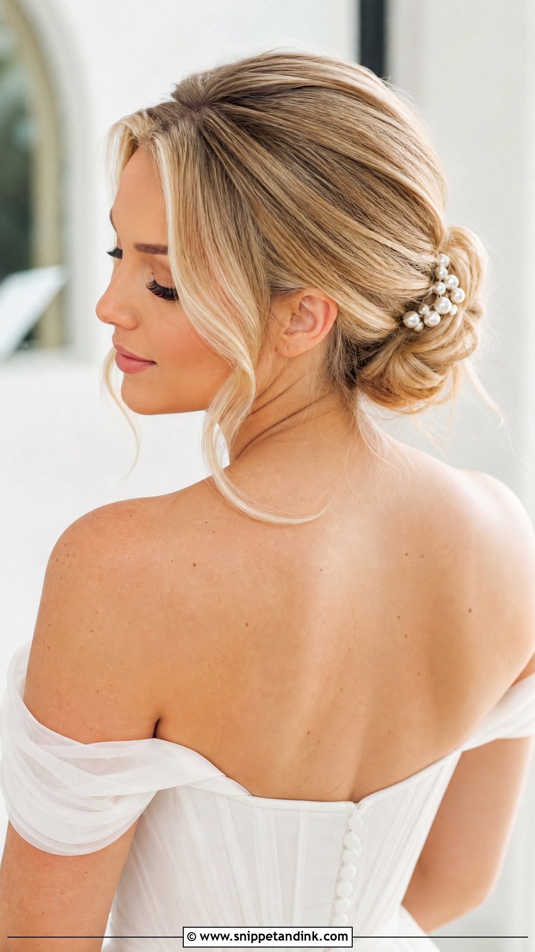 Bridal Low Bun Updo - Snippet and Ink - 15 Bridal Updos