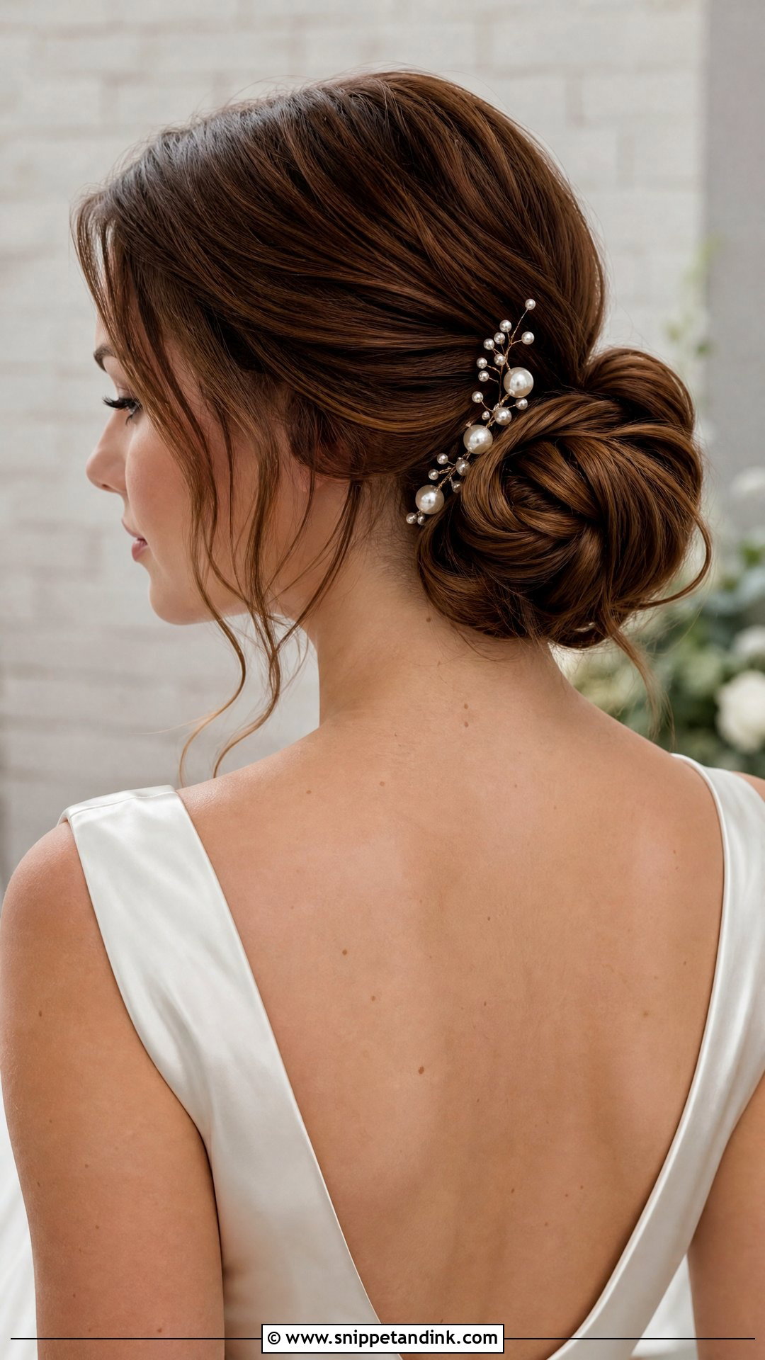 Bridal Low Bun - Snippet and Ink - 15 Best Bridal Hairstyles