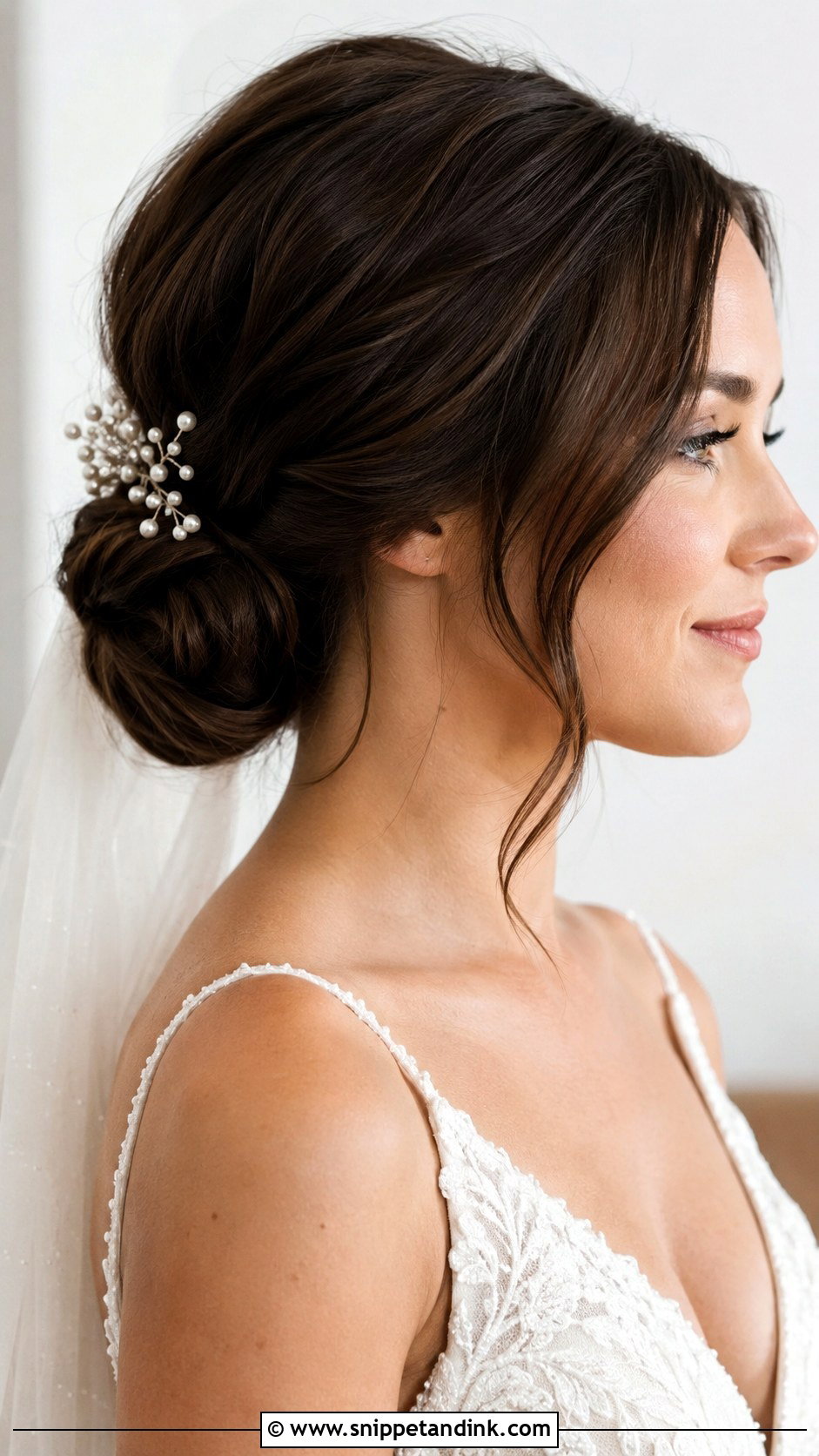 Bridal Low Chignon For Oval Face - Snippet and Ink - 20 Bridal Hairstyles for Oval Face Shape