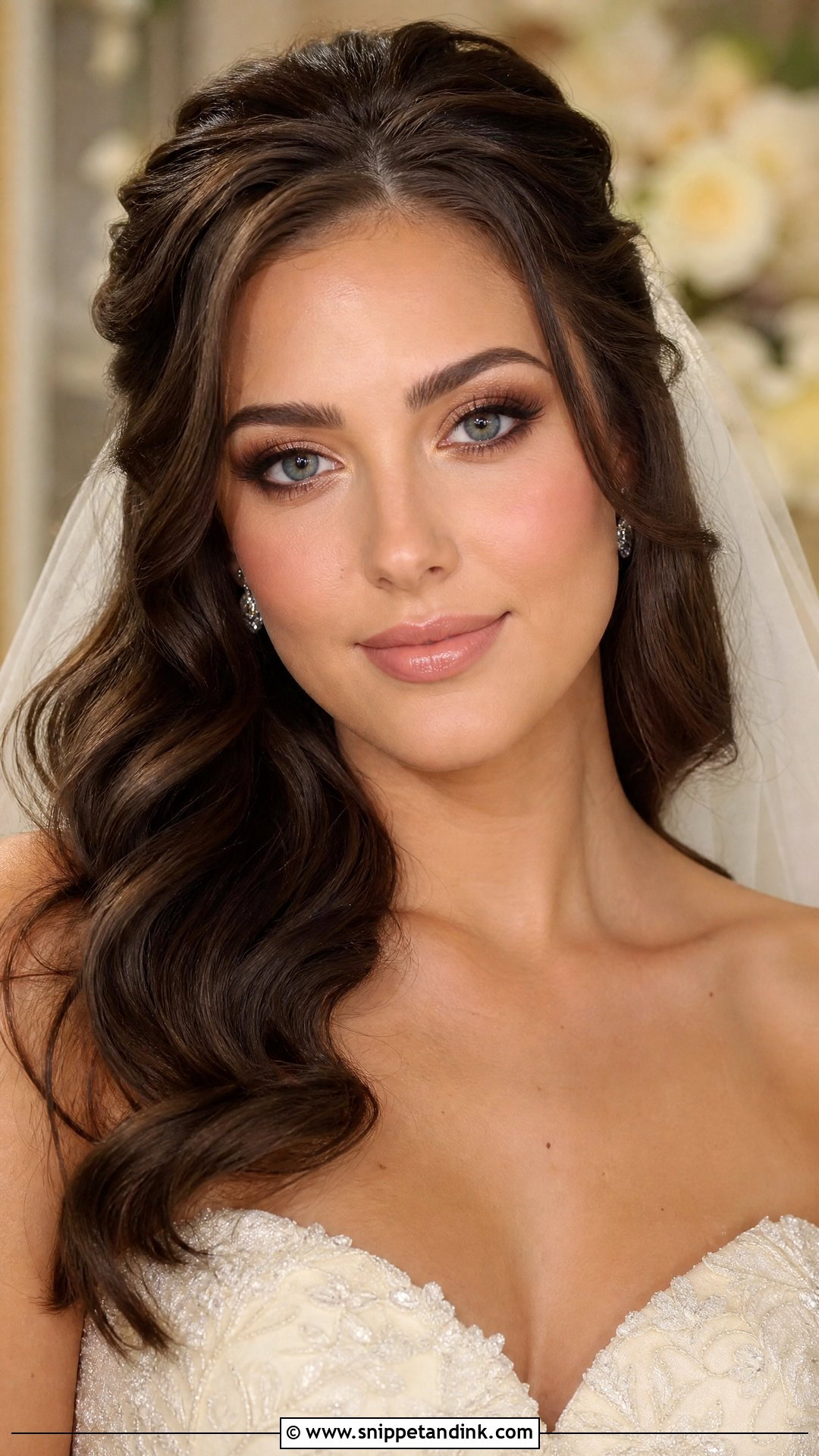 Bridal Makeup For Blue Eyes And Brown Hair - Snippet and Ink - 35 Wedding Makeup for Blue Eyes