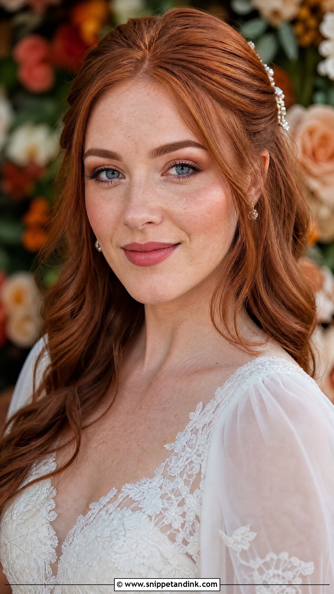 Bridal Makeup For Blue Eyes And Red Hair - Snippet and Ink - 35 Wedding Makeup for Blue Eyes
