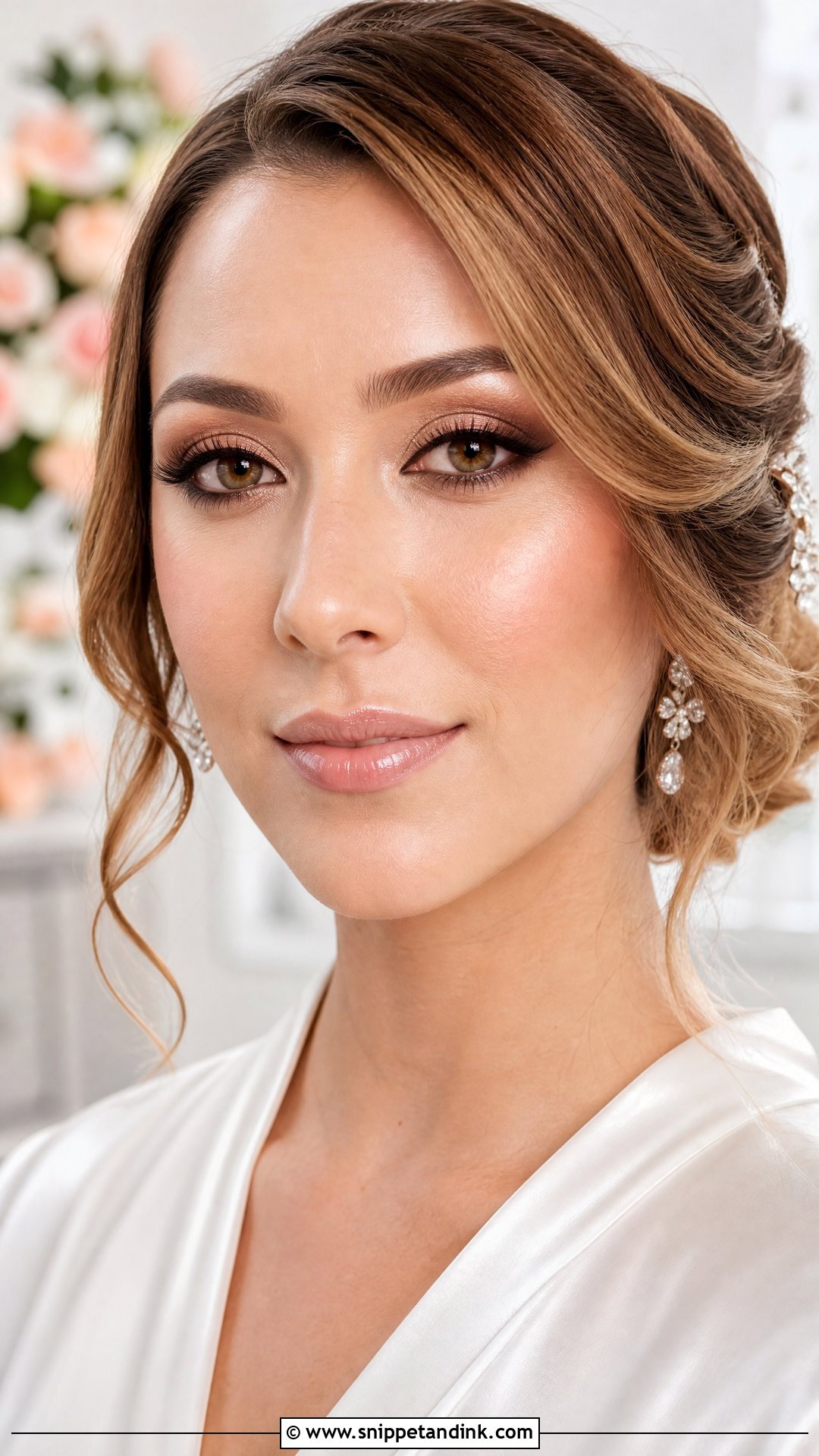 Bridal Makeup With Brown Liner - Snippet and Ink - 20 Bridal Makeup Full Glam Brown Eyes
