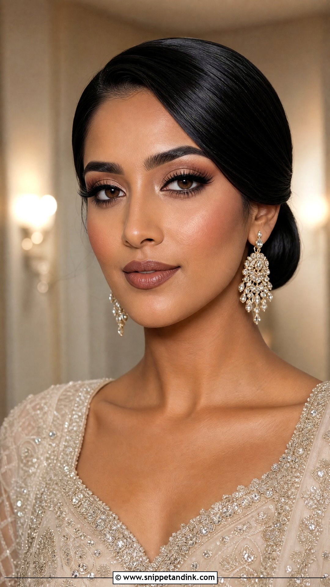 Bridal Makeup With Long Lashes Brown Eyes - Snippet and Ink - 20 Bridal Makeup Full Glam Brown Eyes