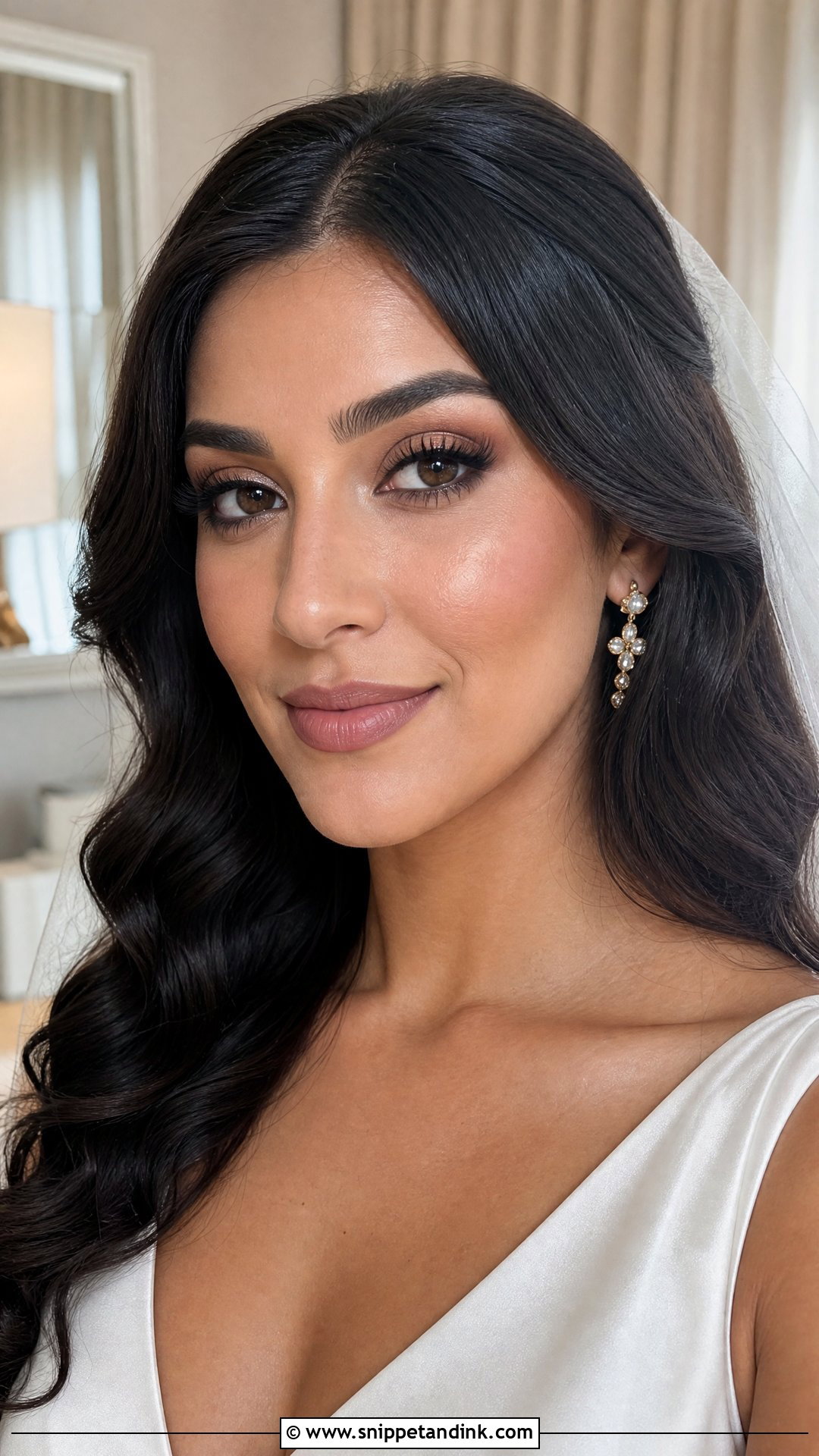 Bridal Makeup for Brown Eyes and Dark Hair - Snippet and Ink - 25 Bridal Make Up for Brown Eyes