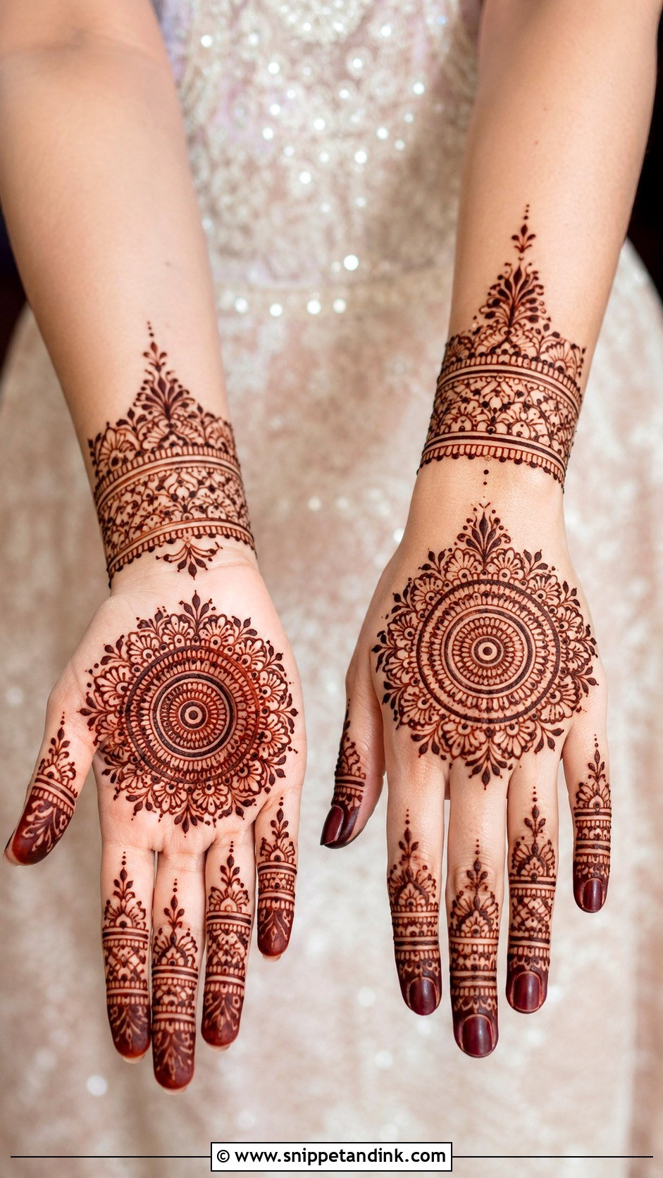 Bridal Mandala Mehndi Design - Snippet and Ink - 30 Latest Unique Bridal Mehndi Designs
