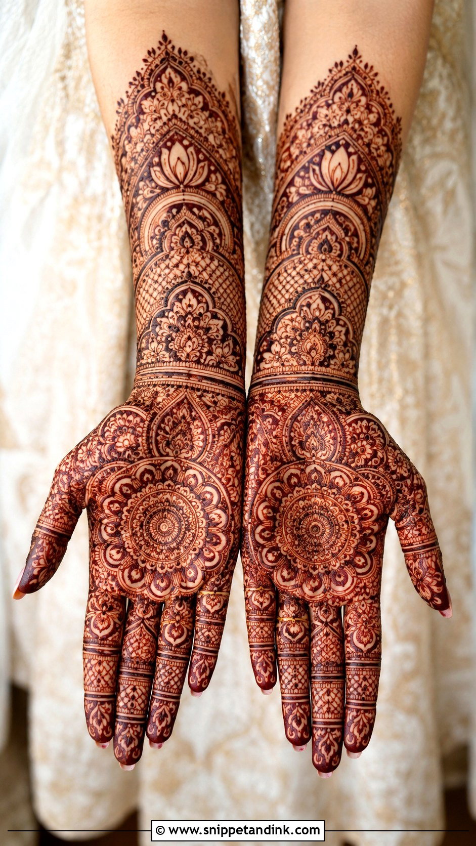 Bridal Mandala Mehndi Design - Snippet and Ink - 35 Mandala Mehndi Design Ideas