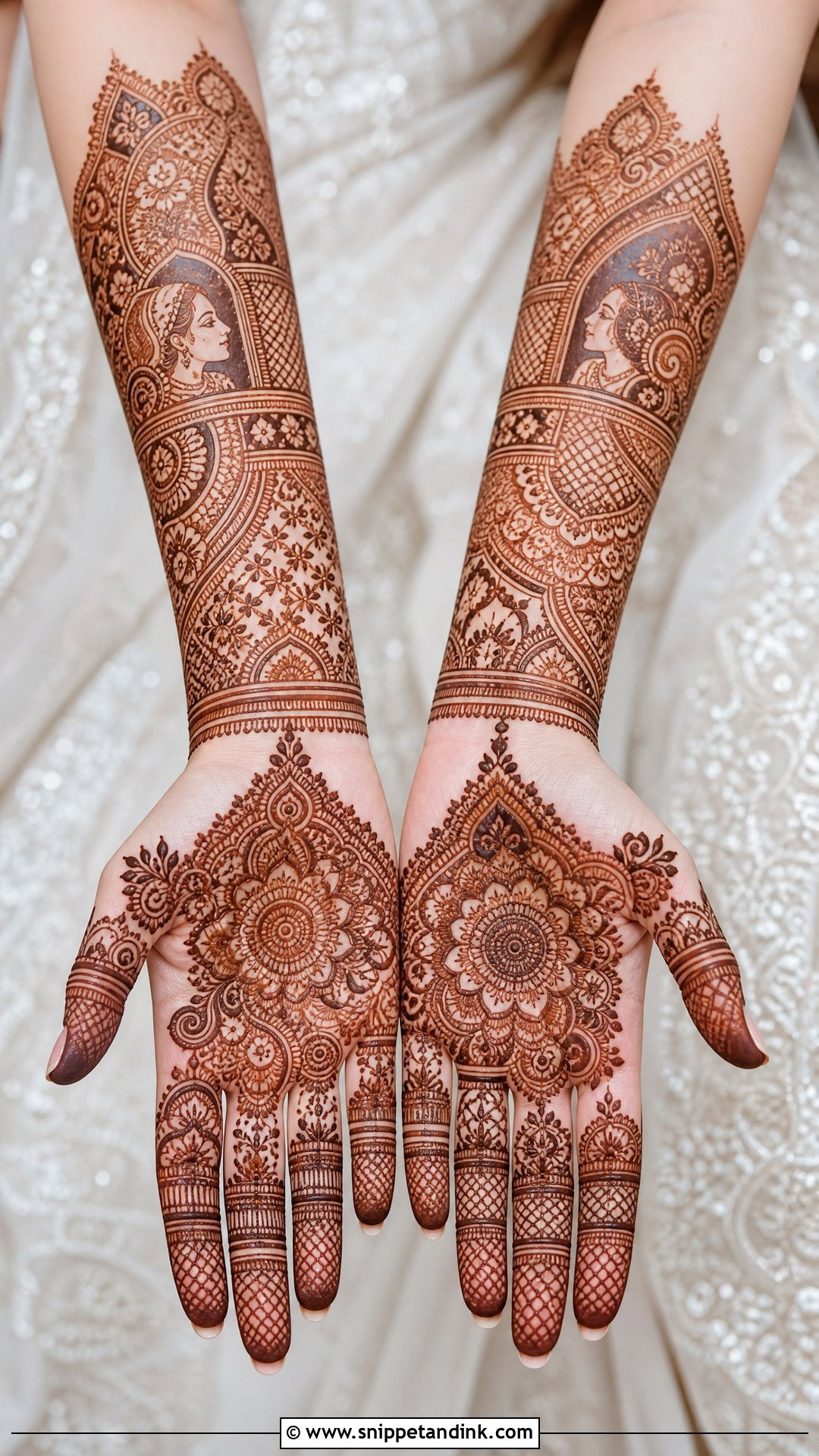 Bridal Mehandi Design For Fair Skin - Snippet and Ink - 30 Latest Bridal Mehandi Designs