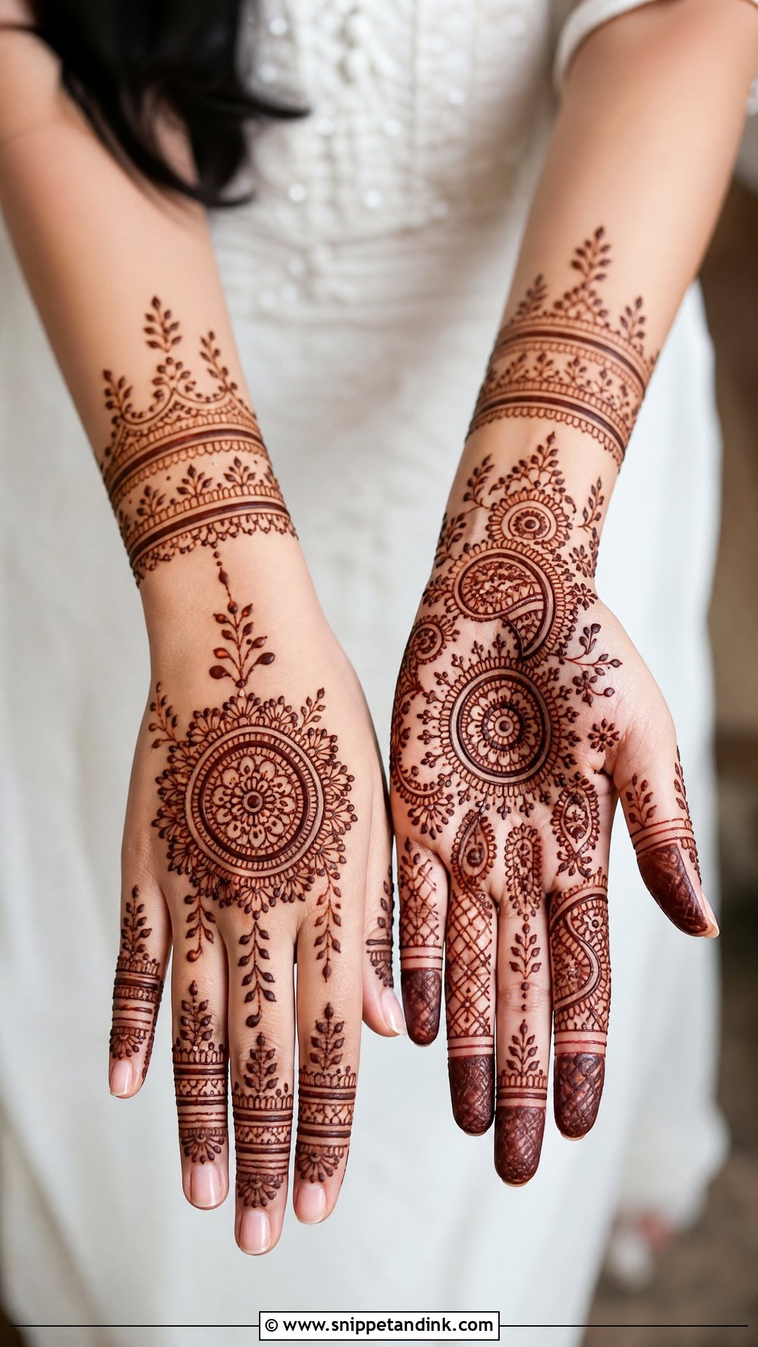 Bridal Mehandi Design For Small Hands - Snippet and Ink - 30 Latest Bridal Mehandi Designs