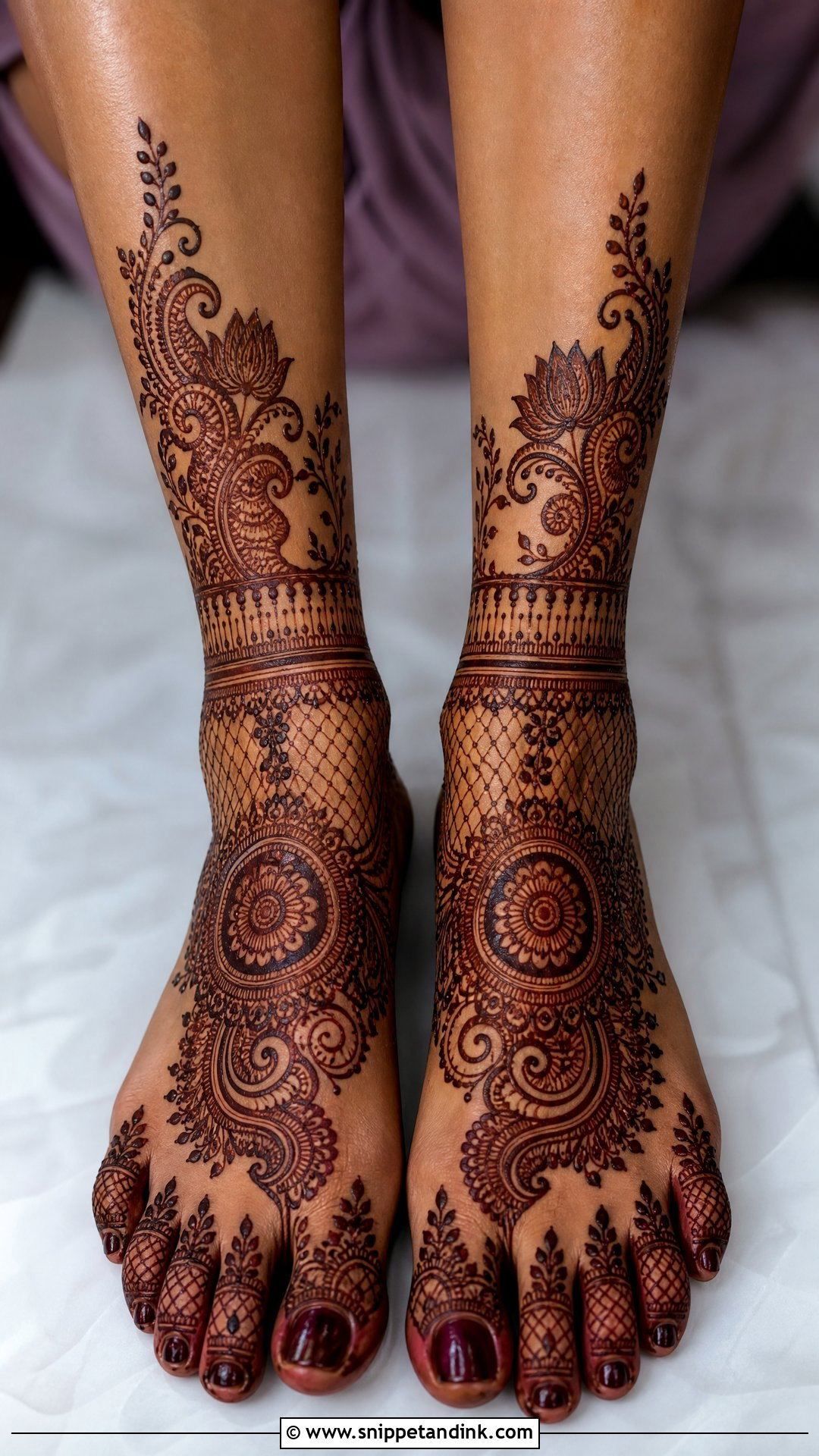 Bridal Mehendi For Feet - Snippet and Ink - 30 Mehendi Looks for Bride