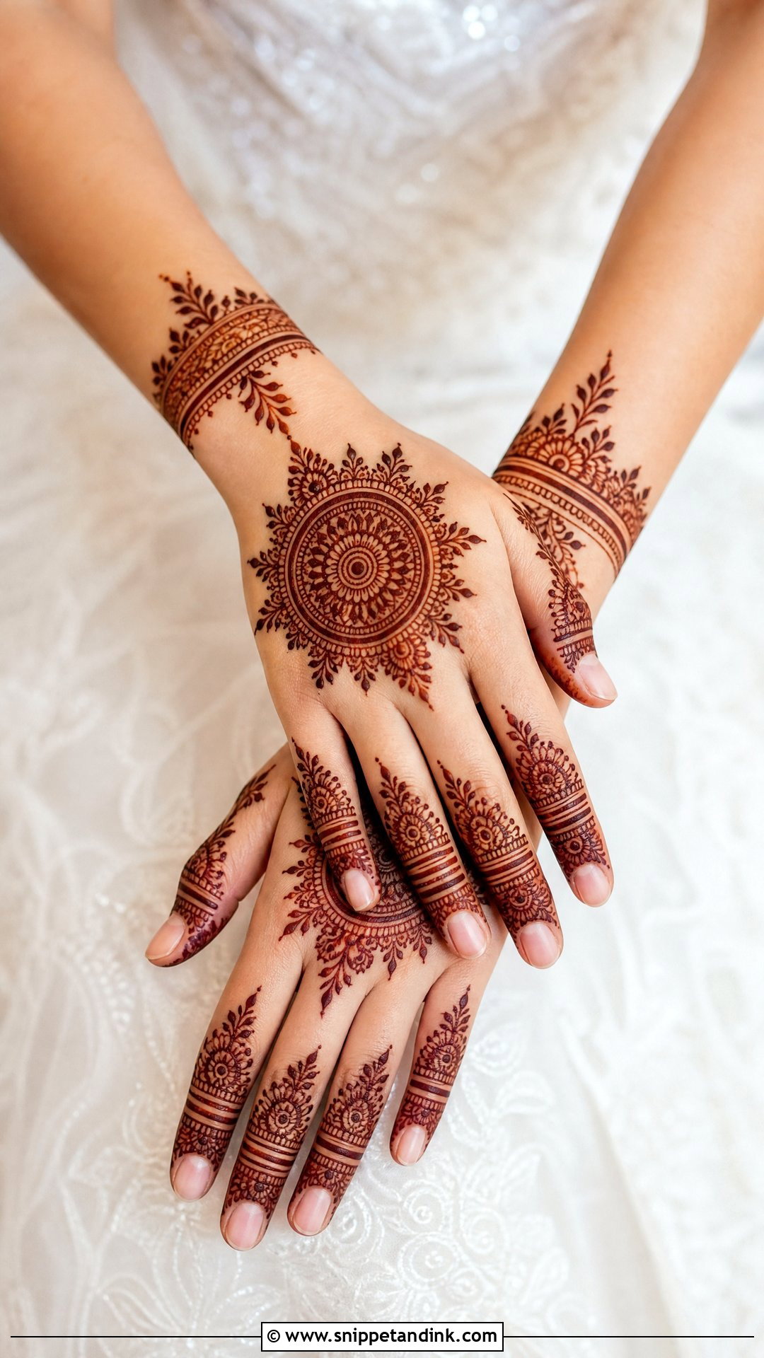 Bridal Mehndi Design Back Hand - Snippet and Ink - 20 Bride Hand Mehndi Designs