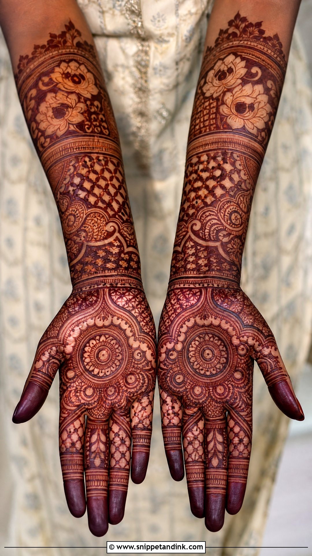 Bridal Mehndi Design For Dark Skin - Snippet and Ink - 25 Bridal Mehndi Designs for Bride
