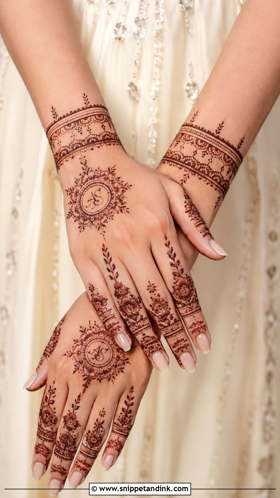 Bridal Mehndi Design For Engagement - Snippet and Ink - 30 Bridal Mehndi Design Ideas