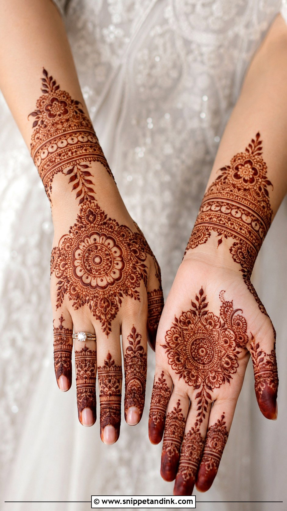 Bridal Mehndi Design For Engagement - Snippet and Ink - 35 Bridal Mehndi Designs