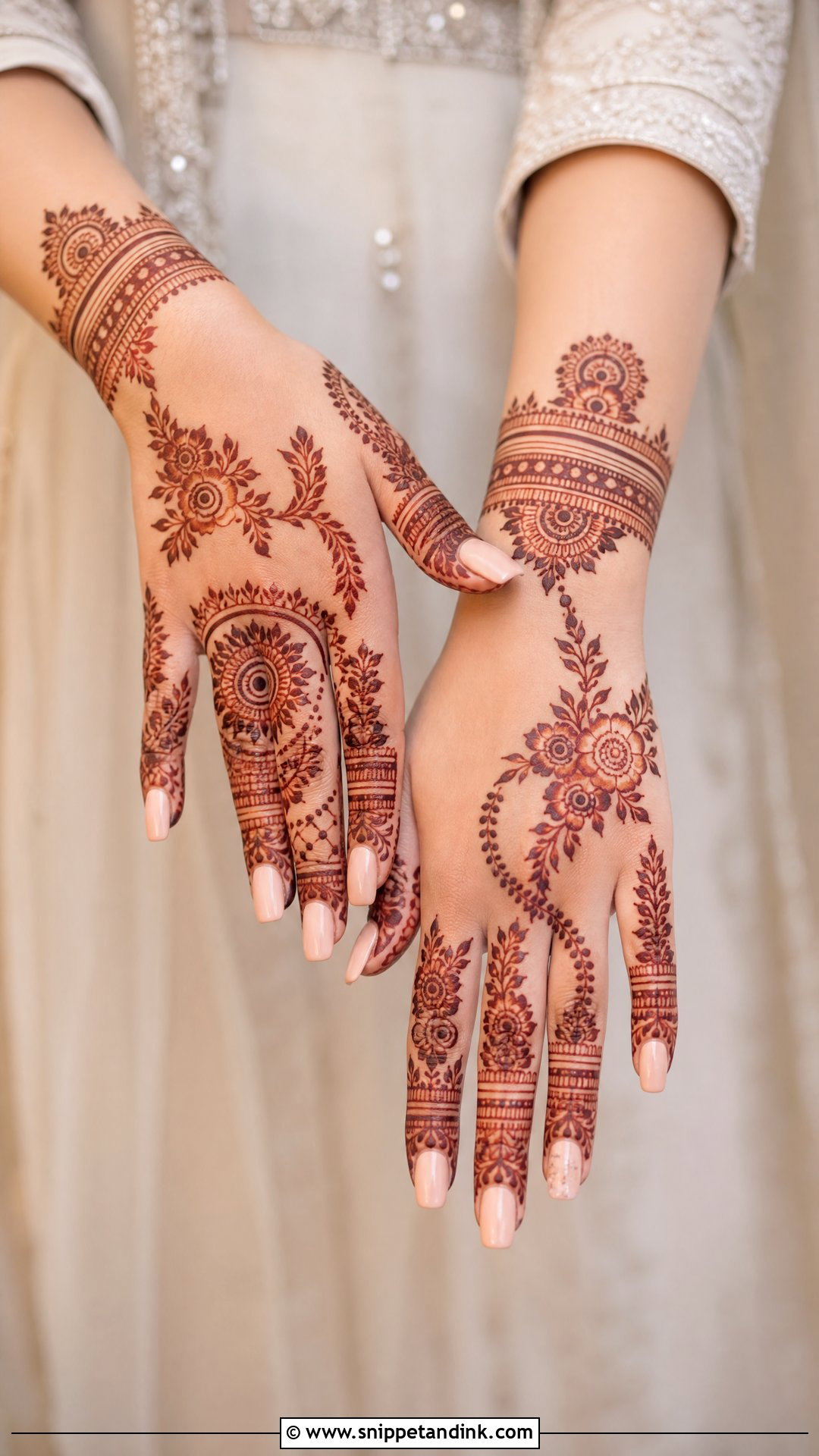 Bridal Mehndi Design For Engagement - Snippet and Ink - 20 Normal Bridal Mehndi Designs