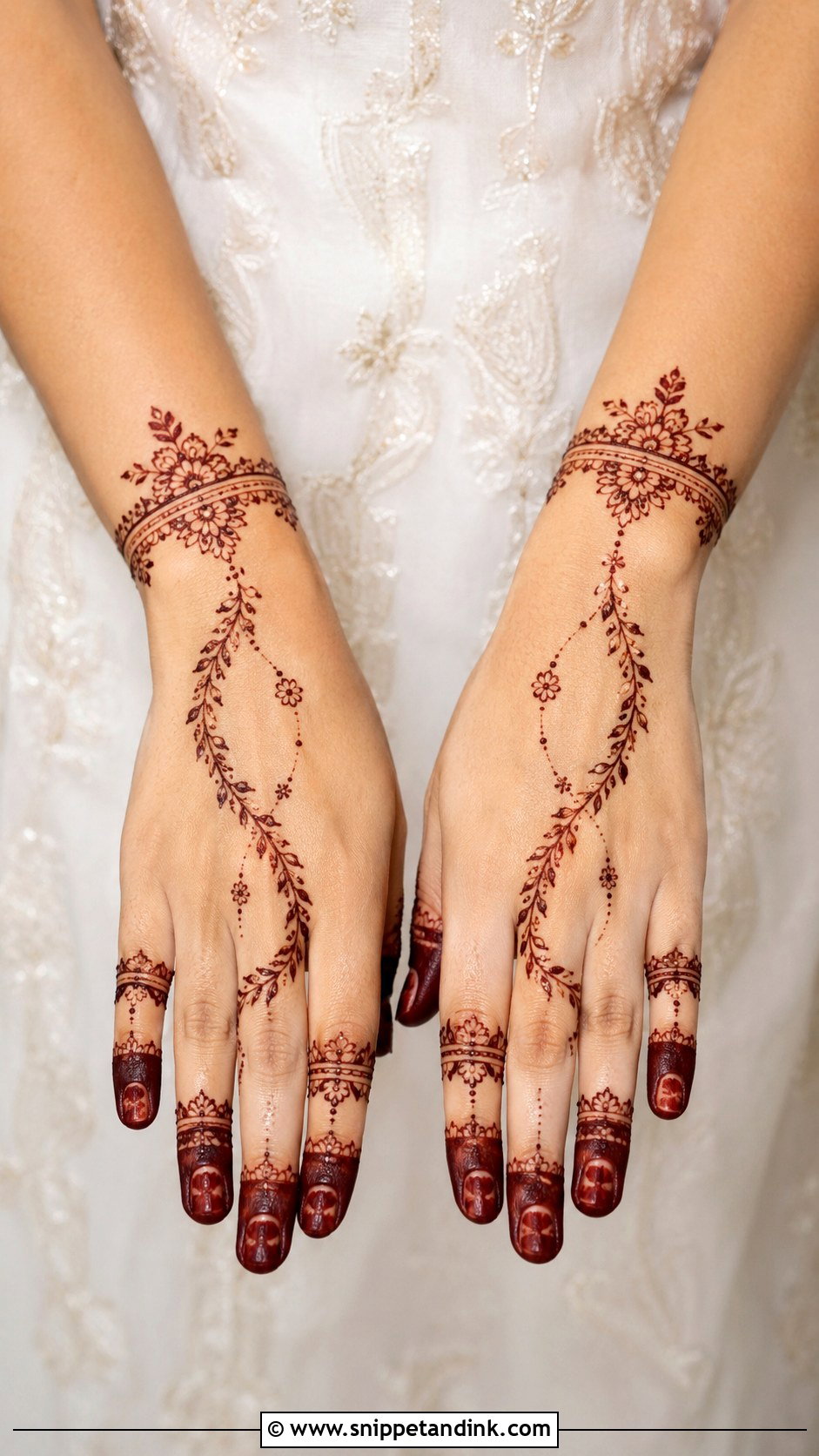 Bridal Mehndi Design For Fingers - Snippet and Ink - 35 New Bridal Mehndi Designs